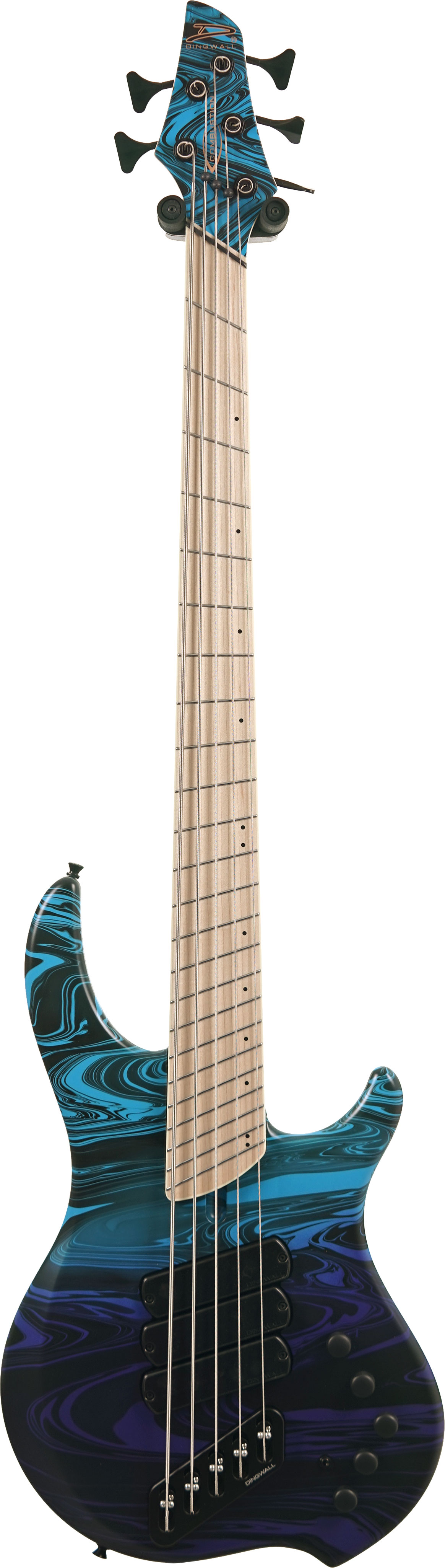Dingwall NG3 5 String Purple Blue Fade Swirl Maple Fingerboard (Ex-Demo) #21762B