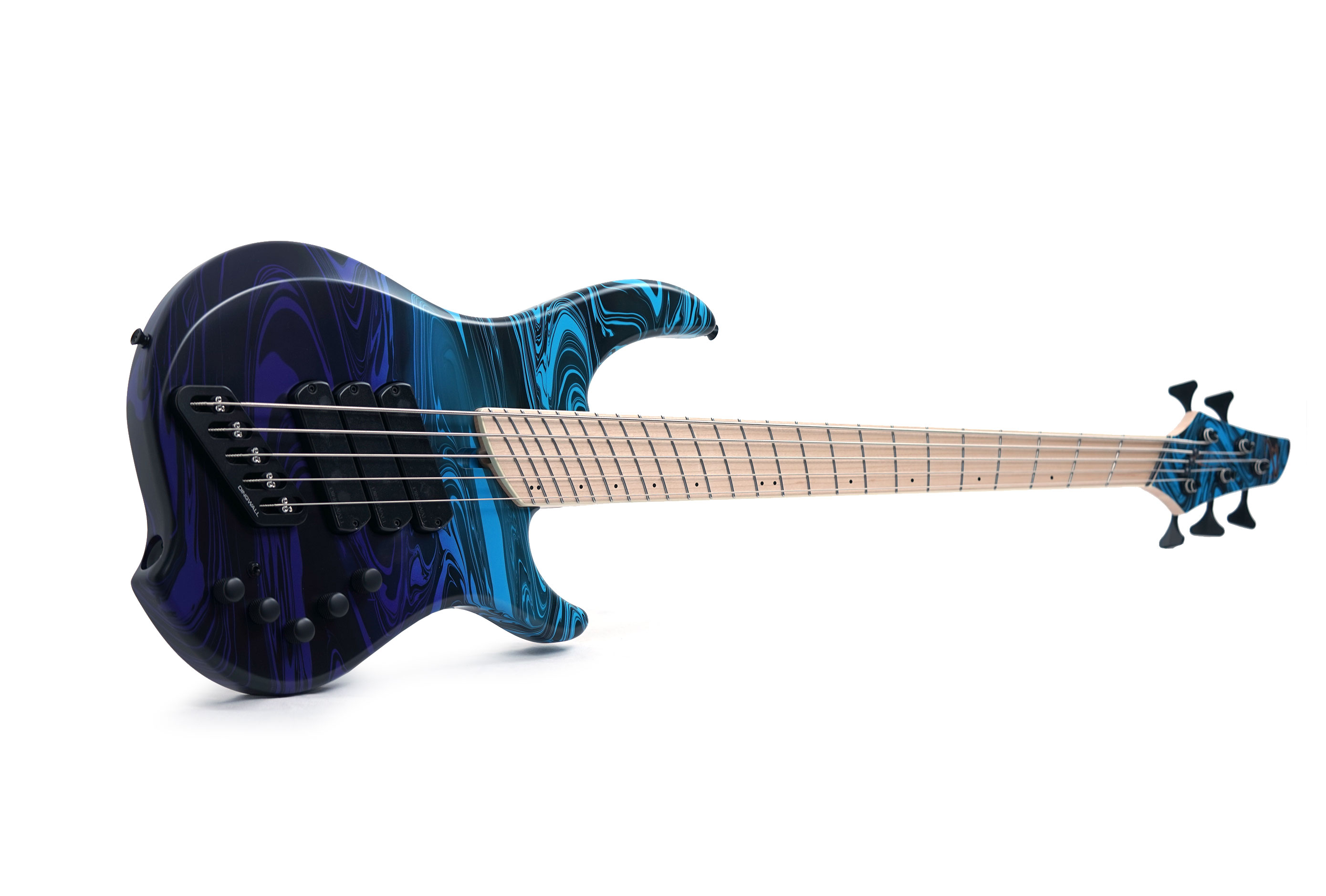 Dingwall NG3 5 String Purple Blue Fade Swirl Maple Fingerboard (Ex-Demo) #21762B