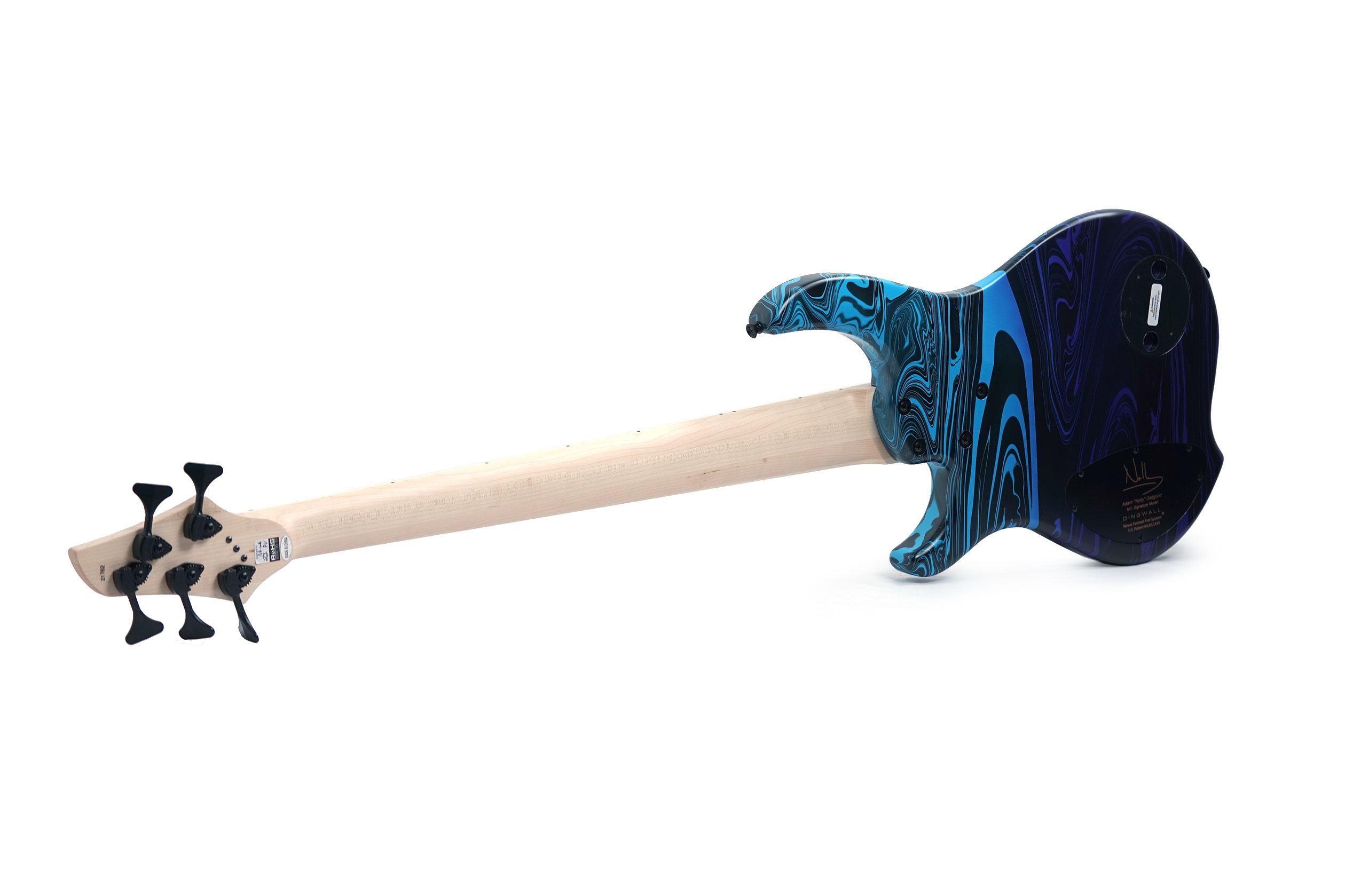 Dingwall NG3 5 String Purple Blue Fade Swirl Maple Fingerboard (Ex-Demo) #21762B
