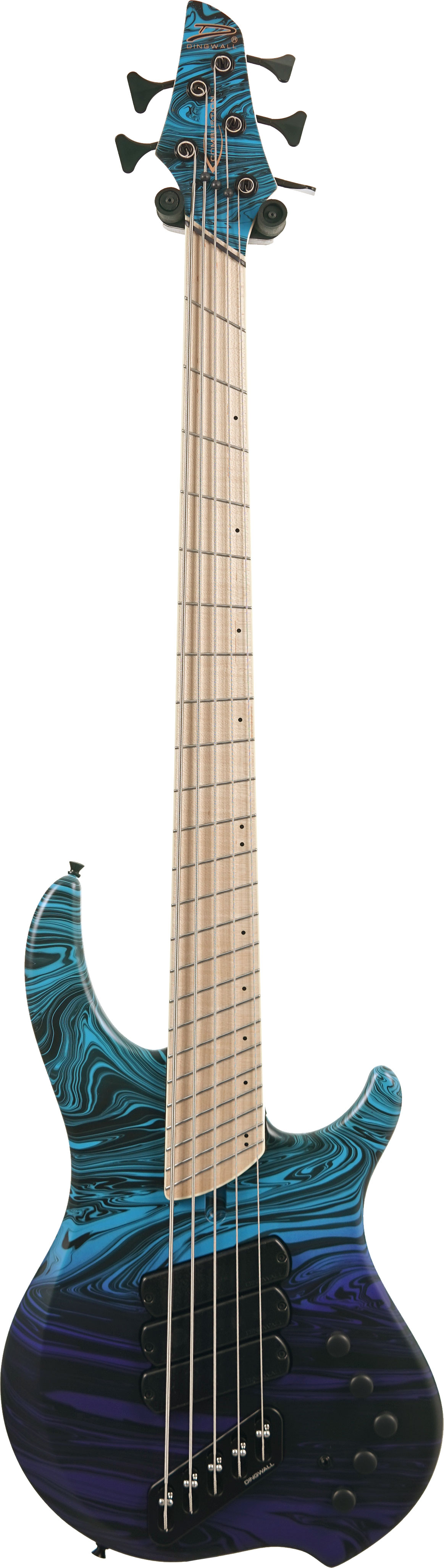 Dingwall NG3 5 String Purple Blue Fade Swirl Maple Fingerboard #21764