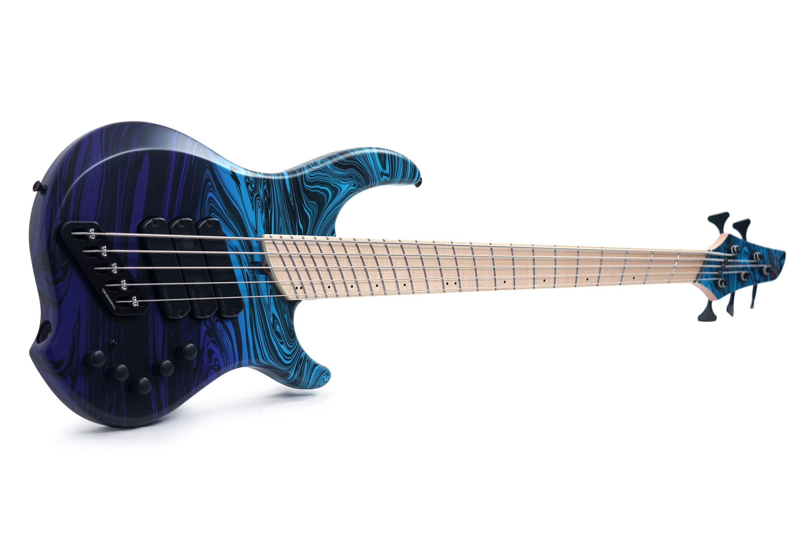 Dingwall NG3 5 String Purple Blue Fade Swirl Maple Fingerboard #21764