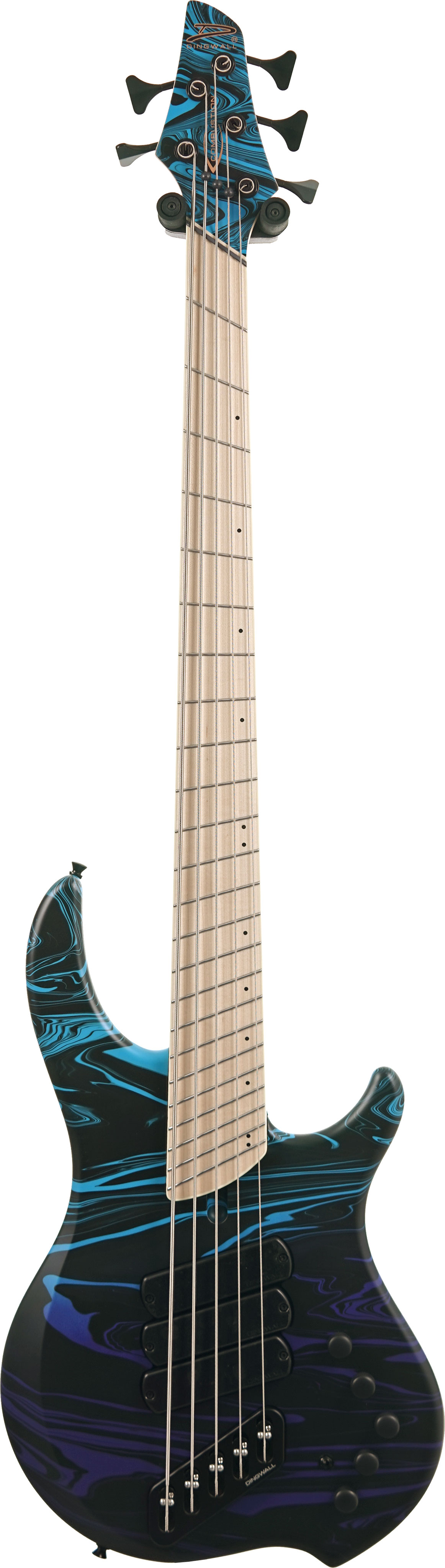Dingwall NG3 5 String Purple Blue Fade Swirl Maple Fingerboard #21729
