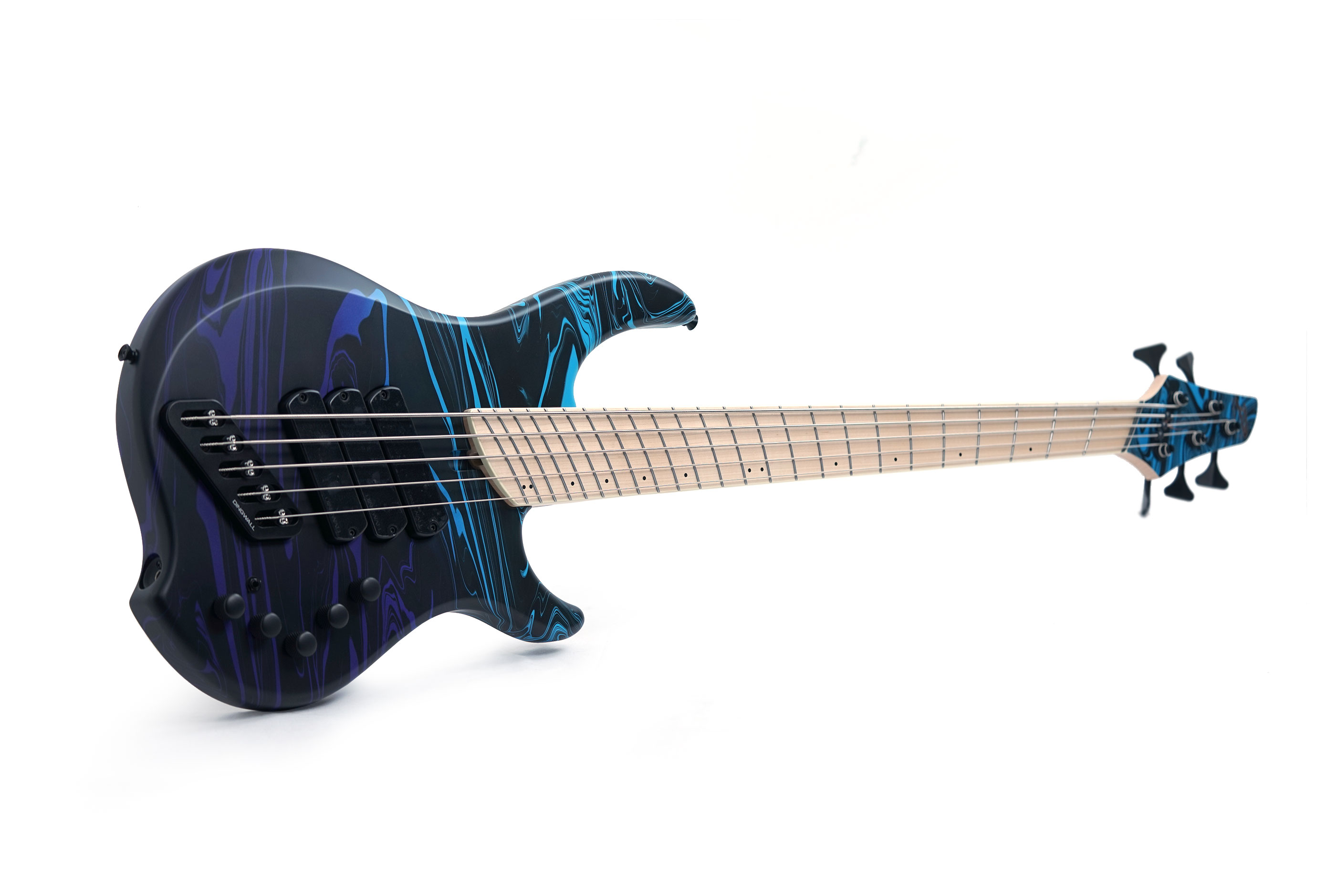 Dingwall NG3 5 String Purple Blue Fade Swirl Maple Fingerboard #21729