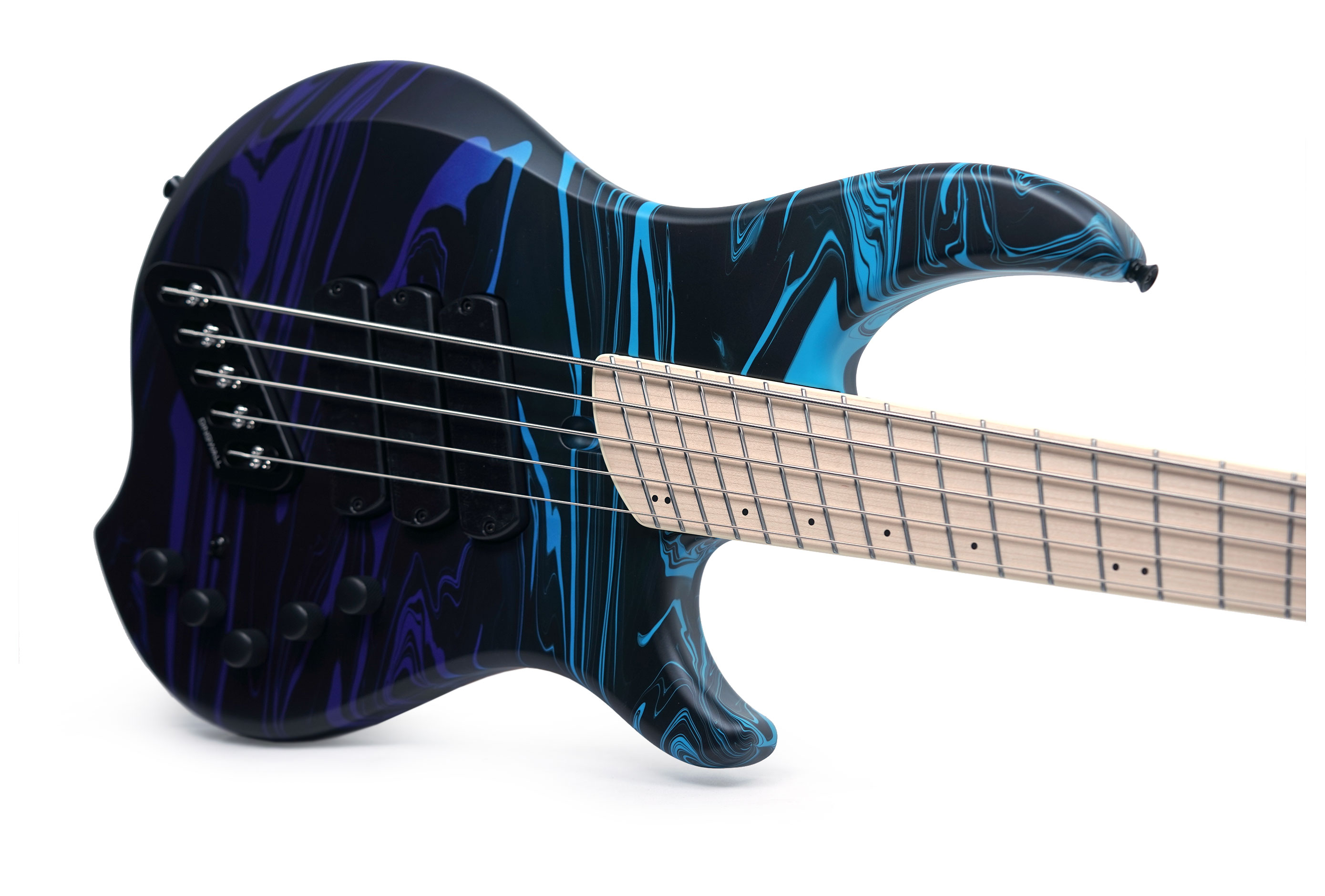 Dingwall NG3 5 String Purple Blue Fade Swirl Maple Fingerboard #21729