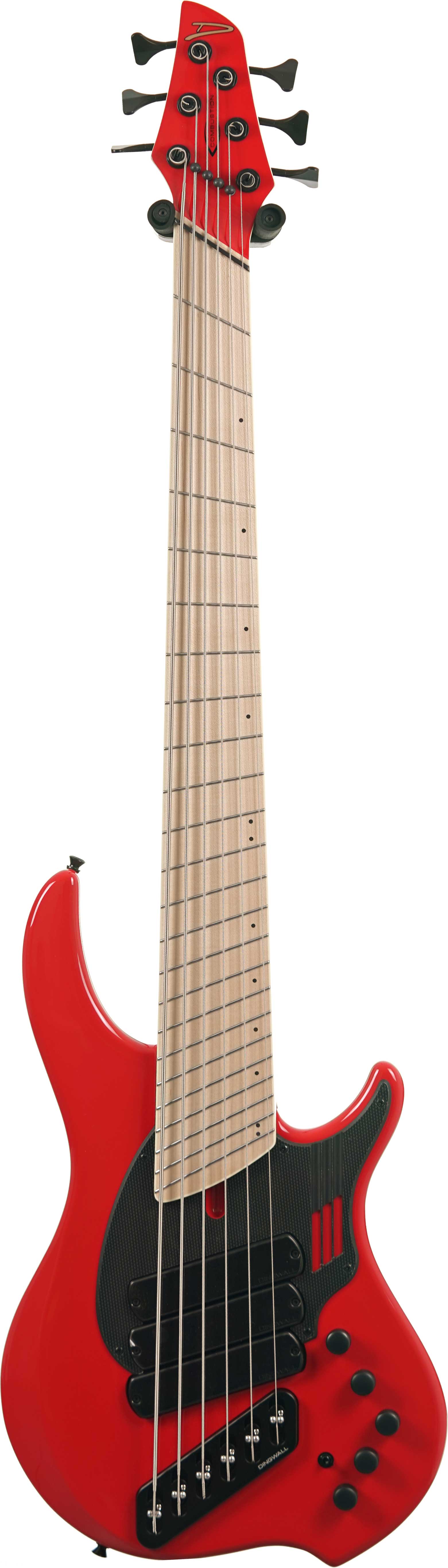 Dingwall NG3 6 String Ferrari Red Maple Fingerboard #21477