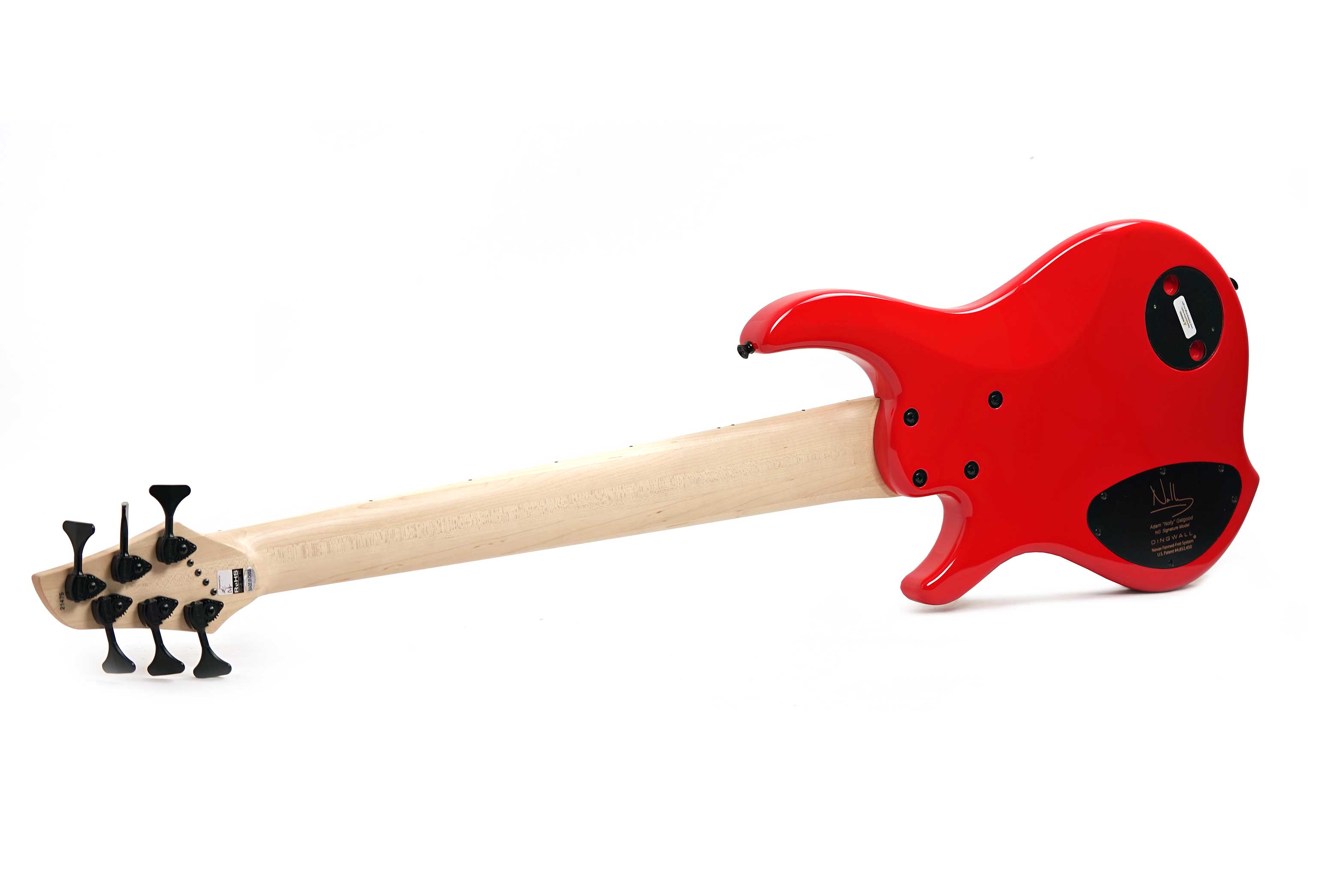 Dingwall NG3 6 String Ferrari Red Maple Fingerboard #21475