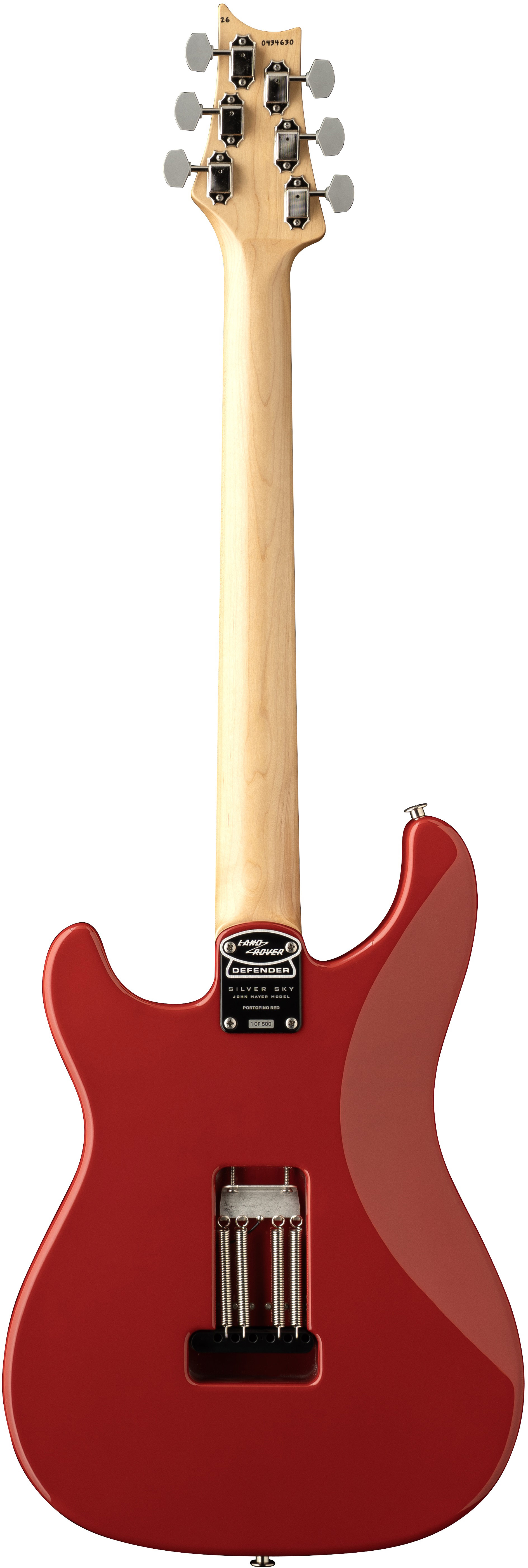PRS Limited Edition Silver Sky Defender Portofino Red