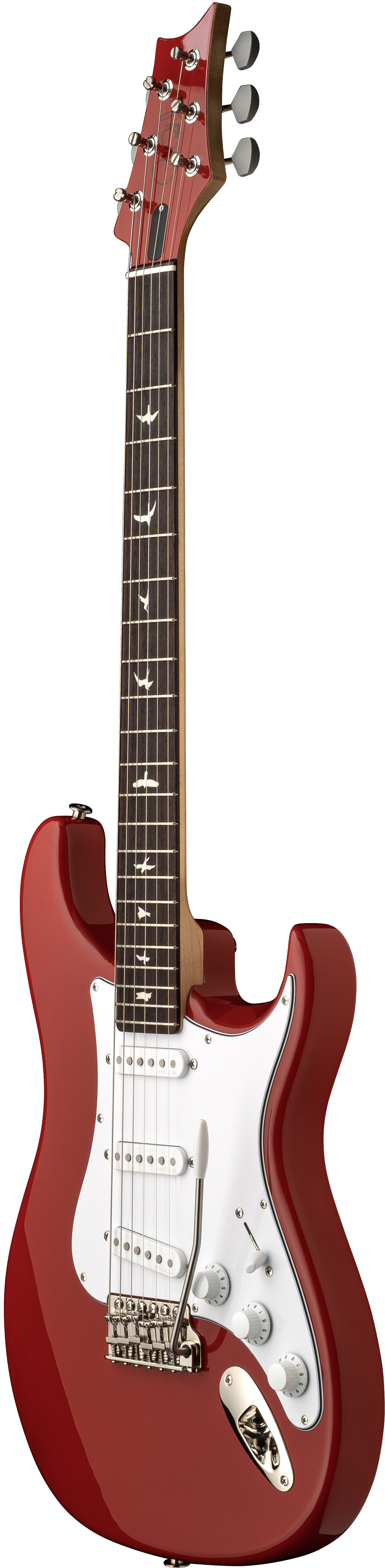PRS Limited Edition Silver Sky Defender Portofino Red