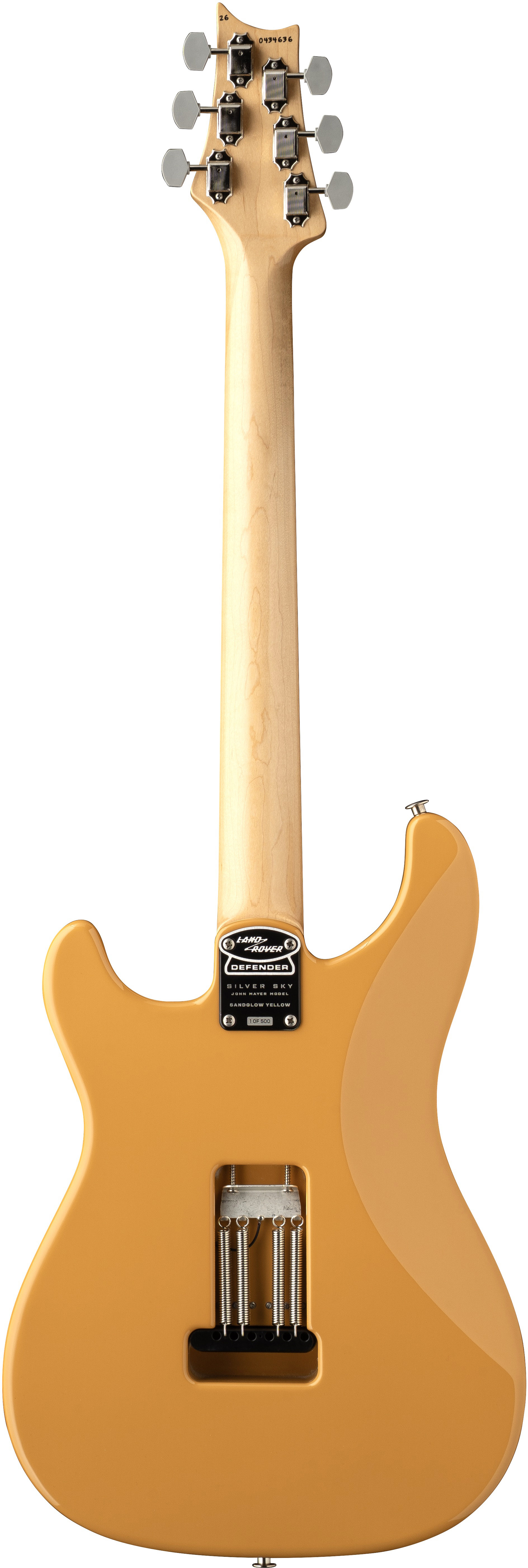 PRS Limited Edition Silver Sky Defender Sandglow Yellow
