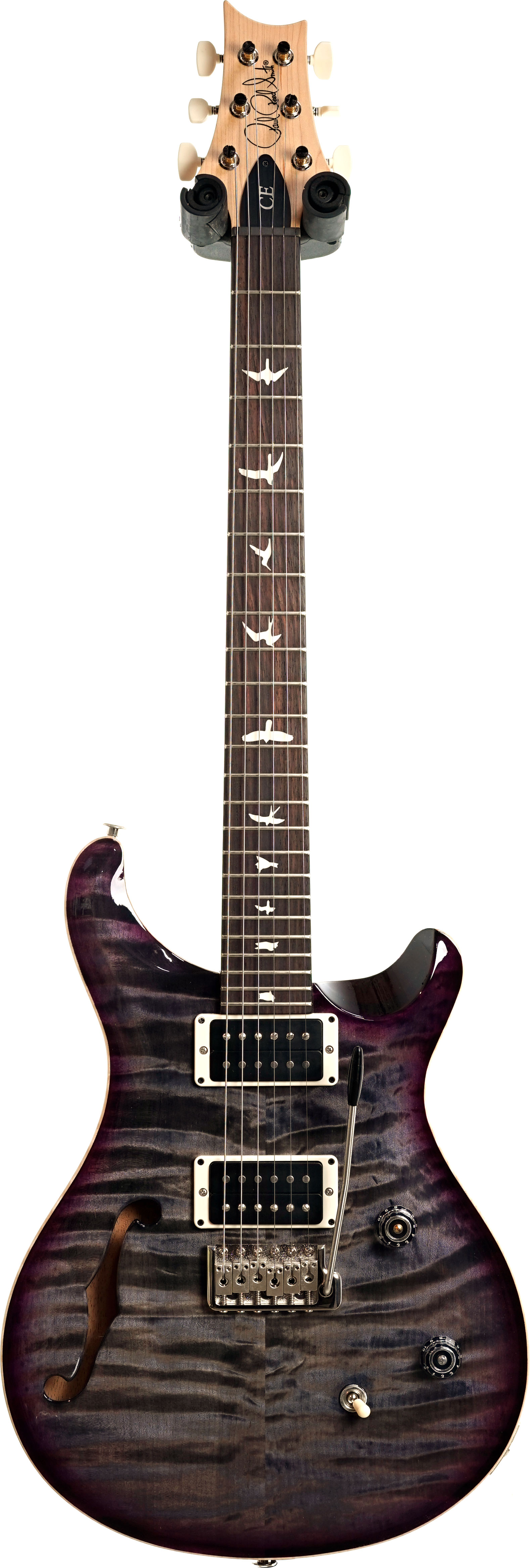 PRS CE24 Semi-Hollow Purple Charcoal Burst #0402486