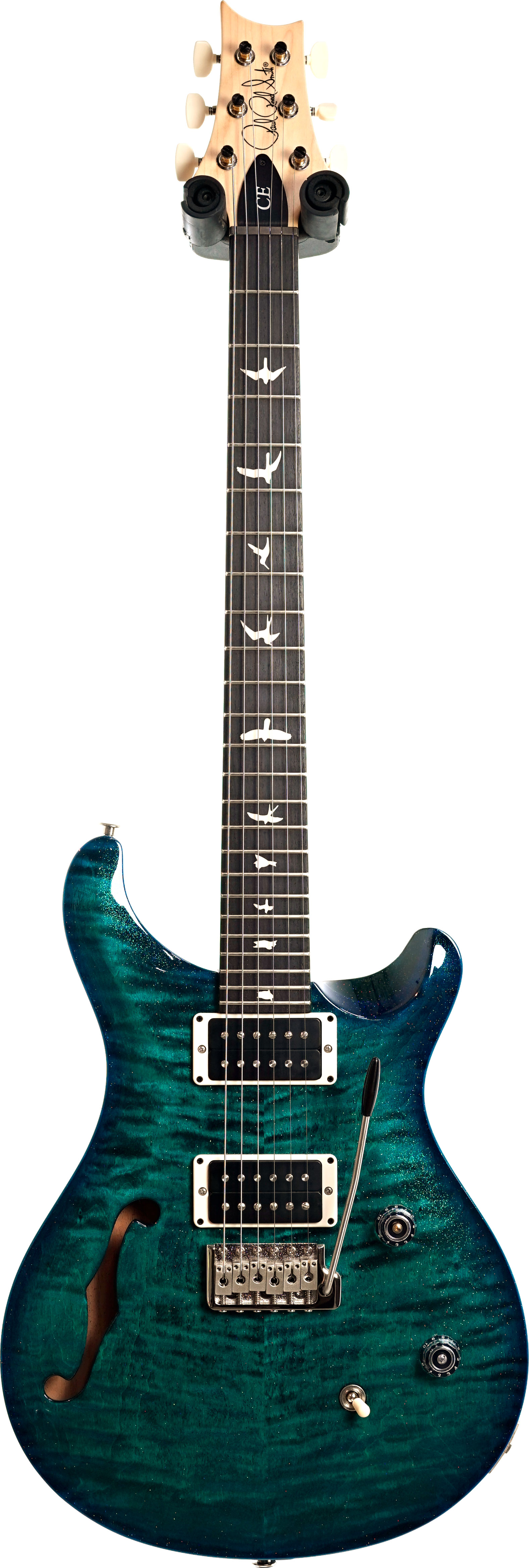 PRS CE24 Semi-Hollow Sprayers Choice Aqua Sparkle #0426113