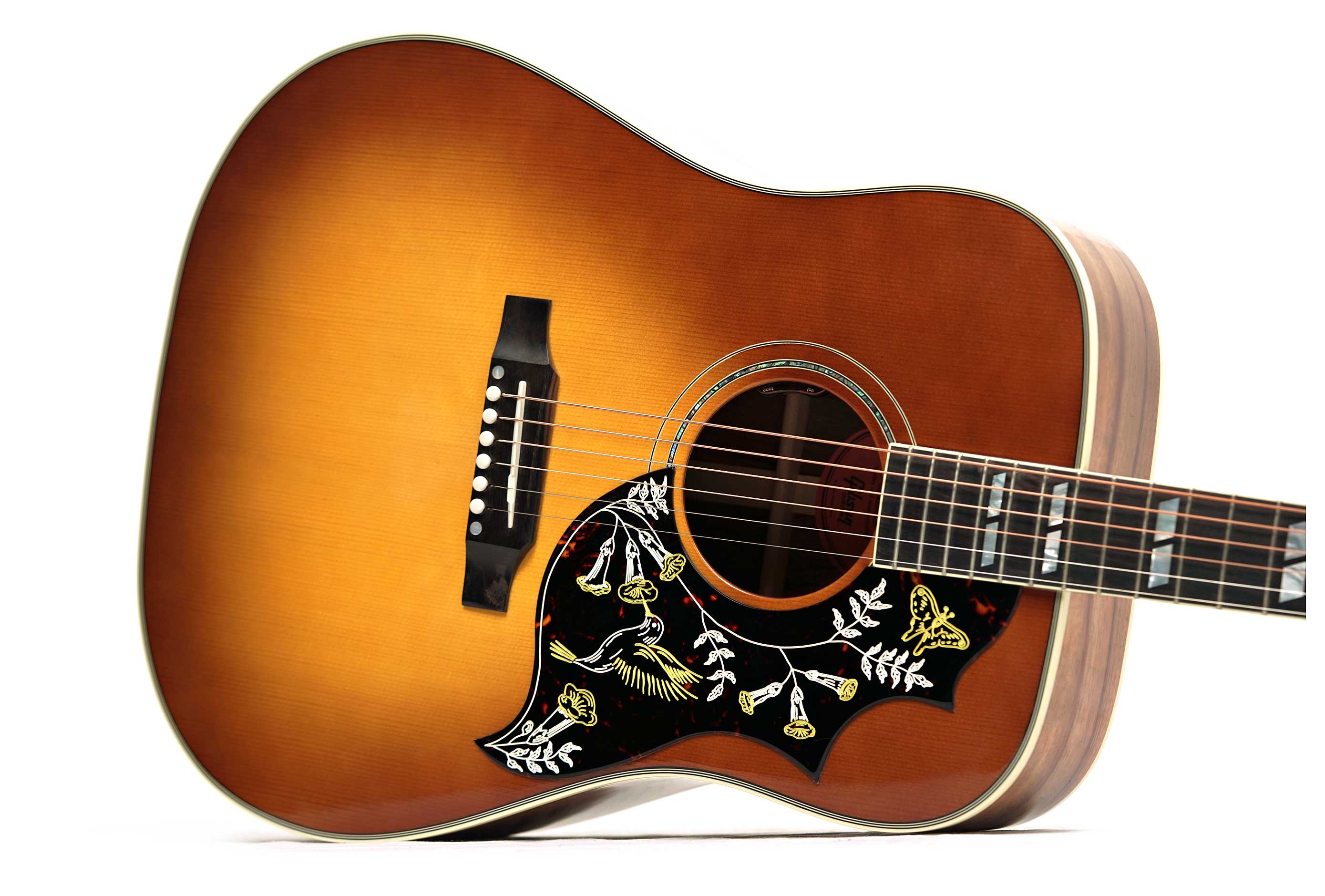 Gibson Hummingbird Koa Carpathian Spruce Honeyburst #21816106