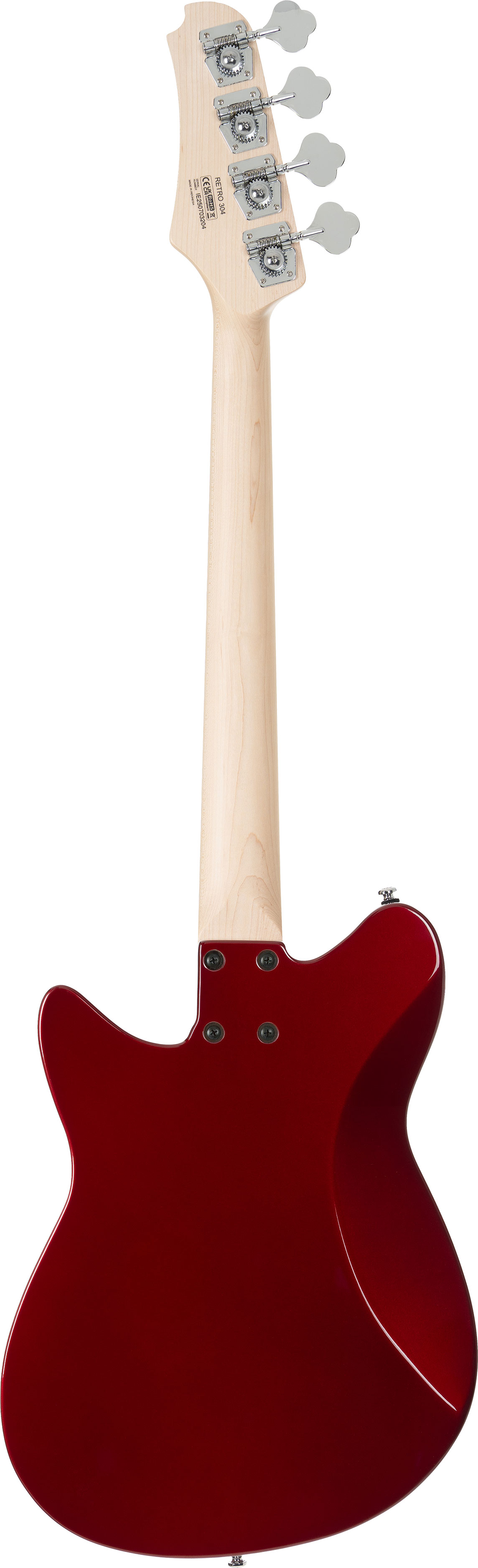 Cort Retro 304 Short Scale Bass Candy Apple Red