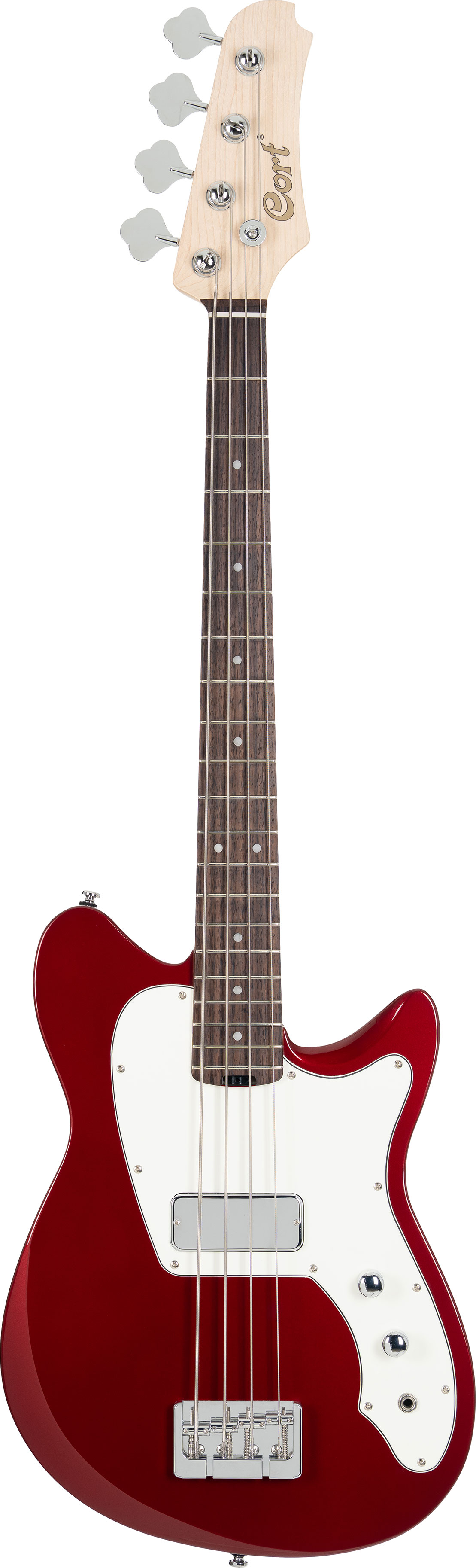 Cort Retro 304 Short Scale Bass Candy Apple Red
