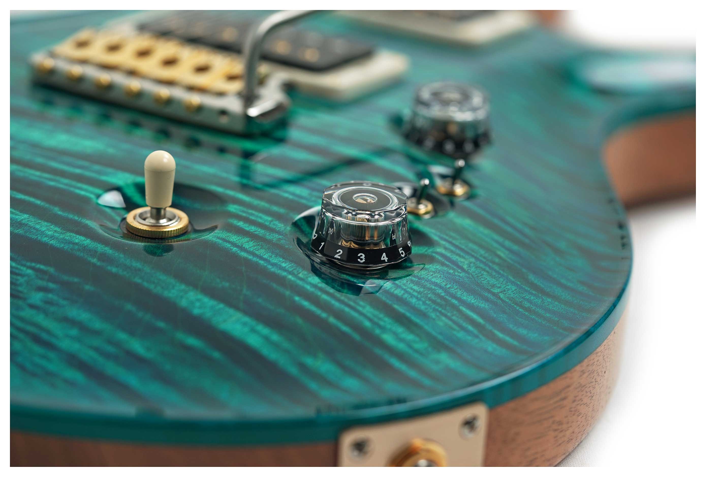PRS Wood Library Custom 24-08 Custom Colour Blue 10 Top #0430266