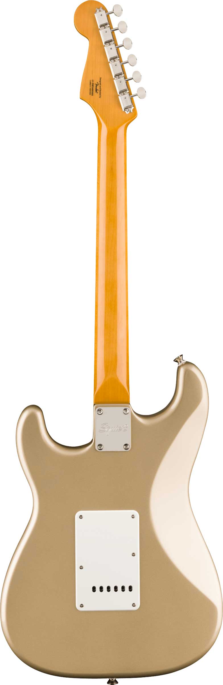 Squier Limited Edition FSR Classic Vibe 60s Stratocaster HSS Parchment Pickguard Shoreline Gold Indian Laurel Fingerboard