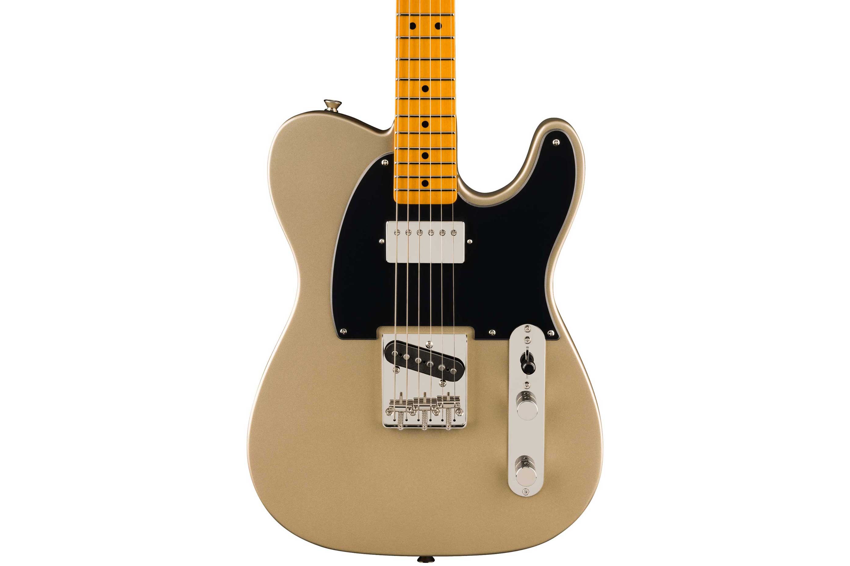 Squier Limited Edition FSR Classic Vibe 50s Telecaster SH Black Pickguard Shoreline Gold Maple Fingerboard