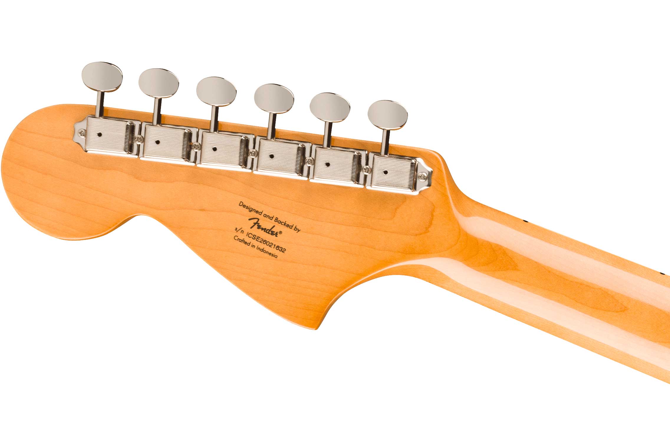 Squier Limited Edition Classic Vibe 70s Jaguar Matching Headstock Shoreline Gold Indian Laurel Fingerboard