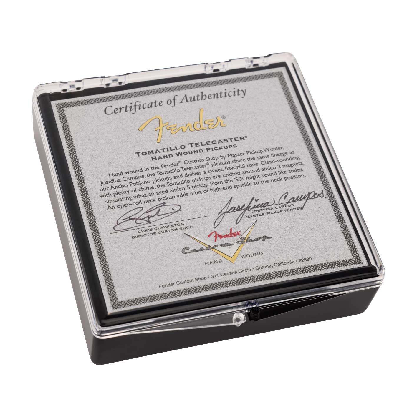 Fender Josefina Hand Wound Tomatillo Telecaster Single Coil Pickup Set