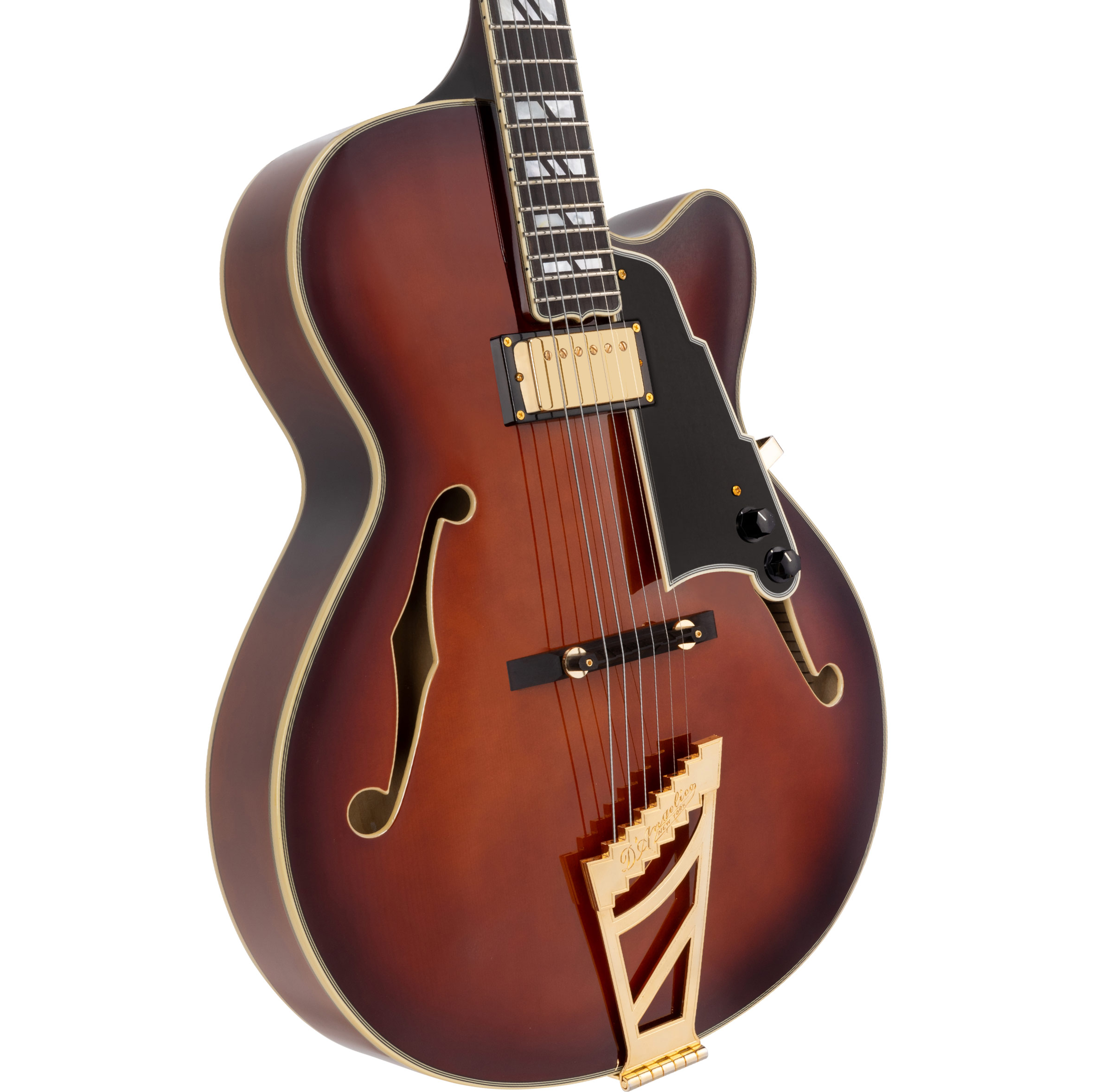 D'Angelico Excel 16 Amaretto Burst