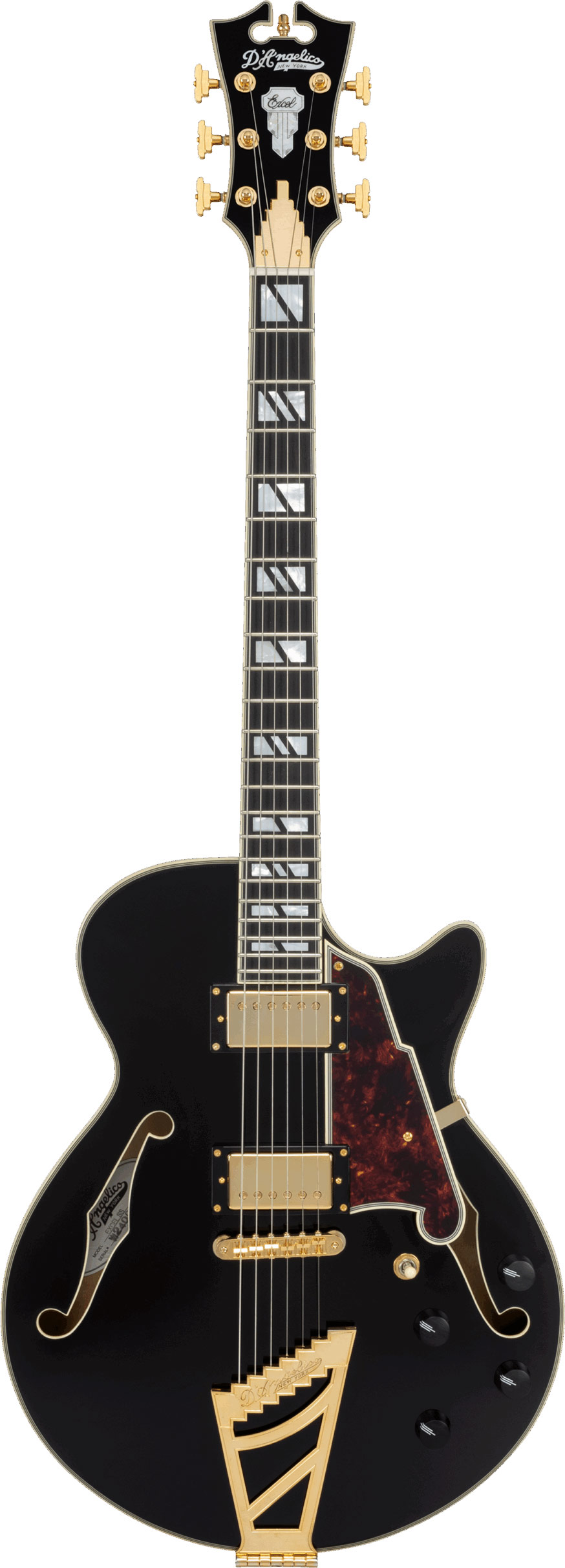 D'Angelico Excel SS Solid Black