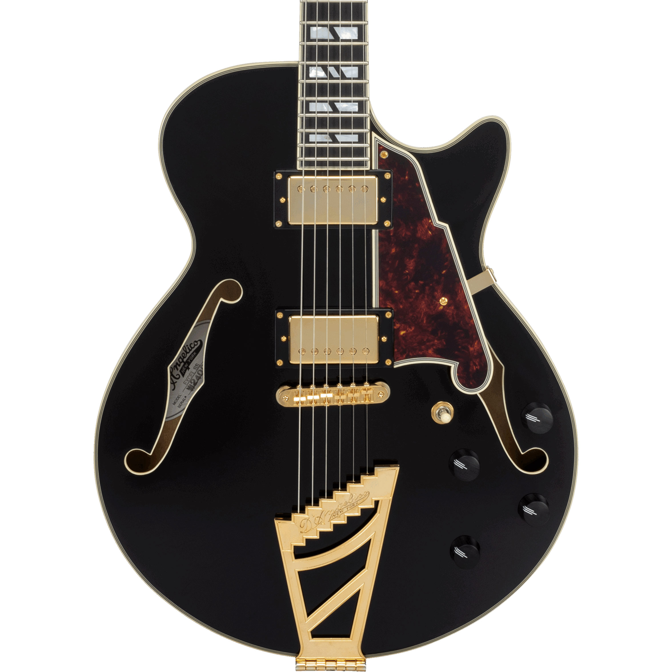 D'Angelico Excel SS Solid Black