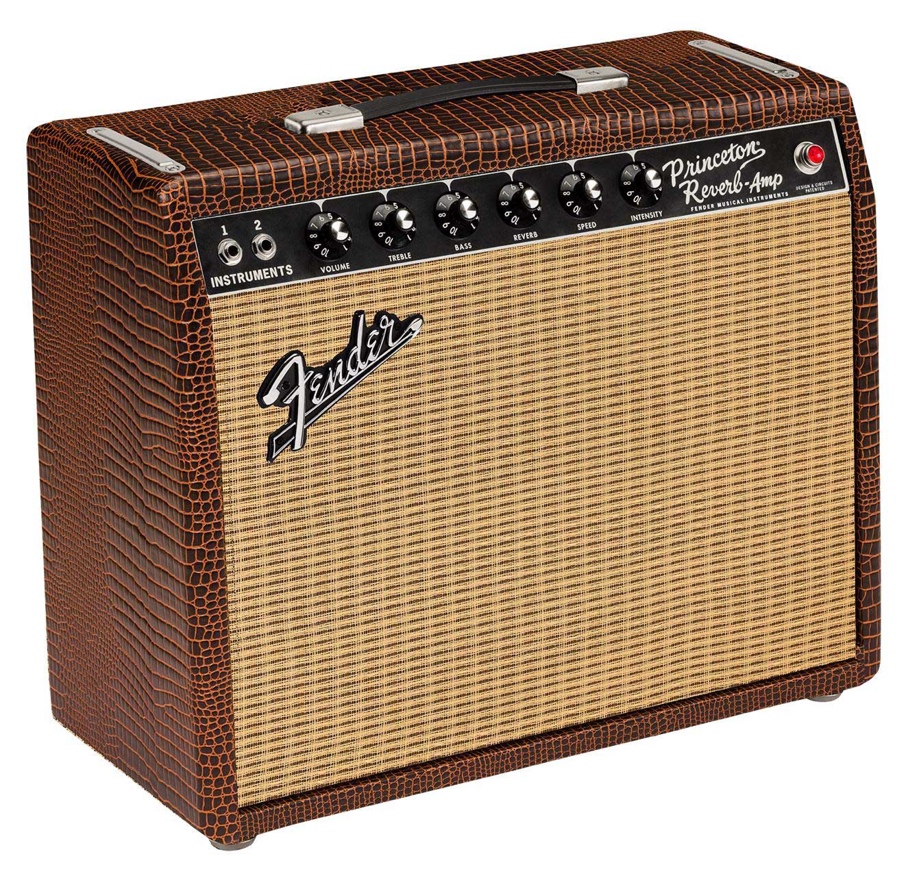 Fender guitarguitar Exclusive FSR 65 Princeton Reverb Alligator Greenback Combo Valve Amp