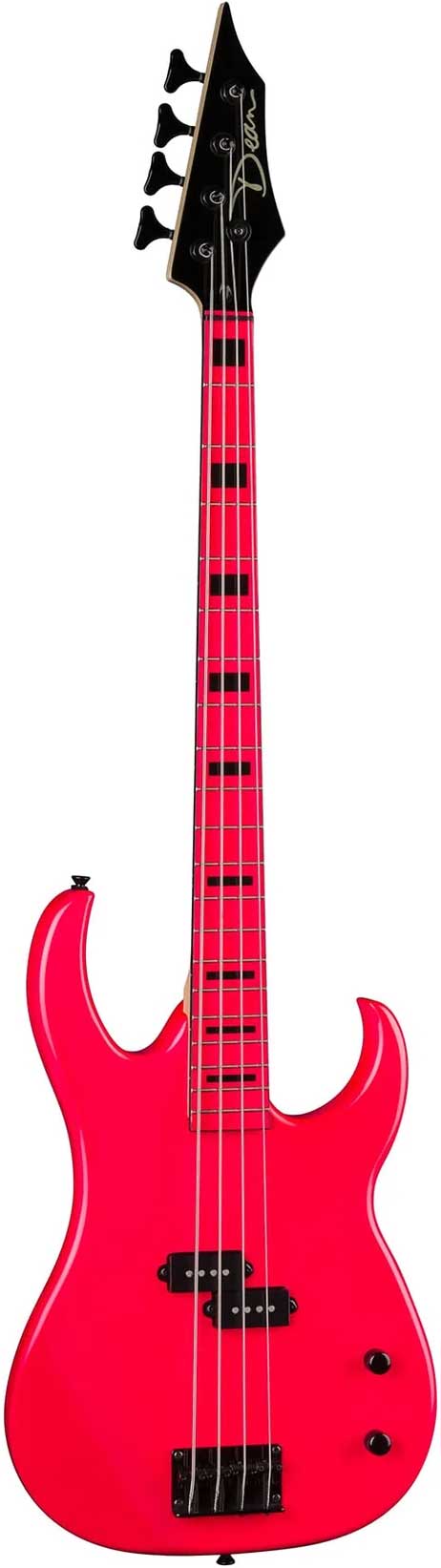 Dean Custom Zone Bass Neon Pink