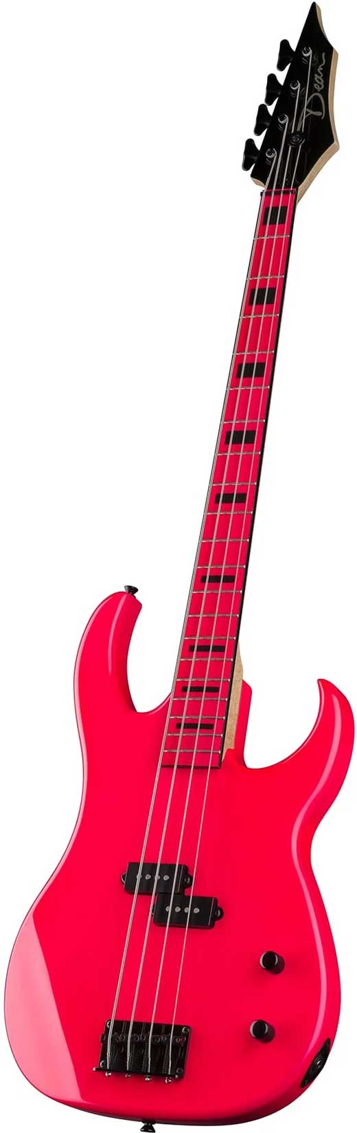 Dean Custom Zone Bass Neon Pink