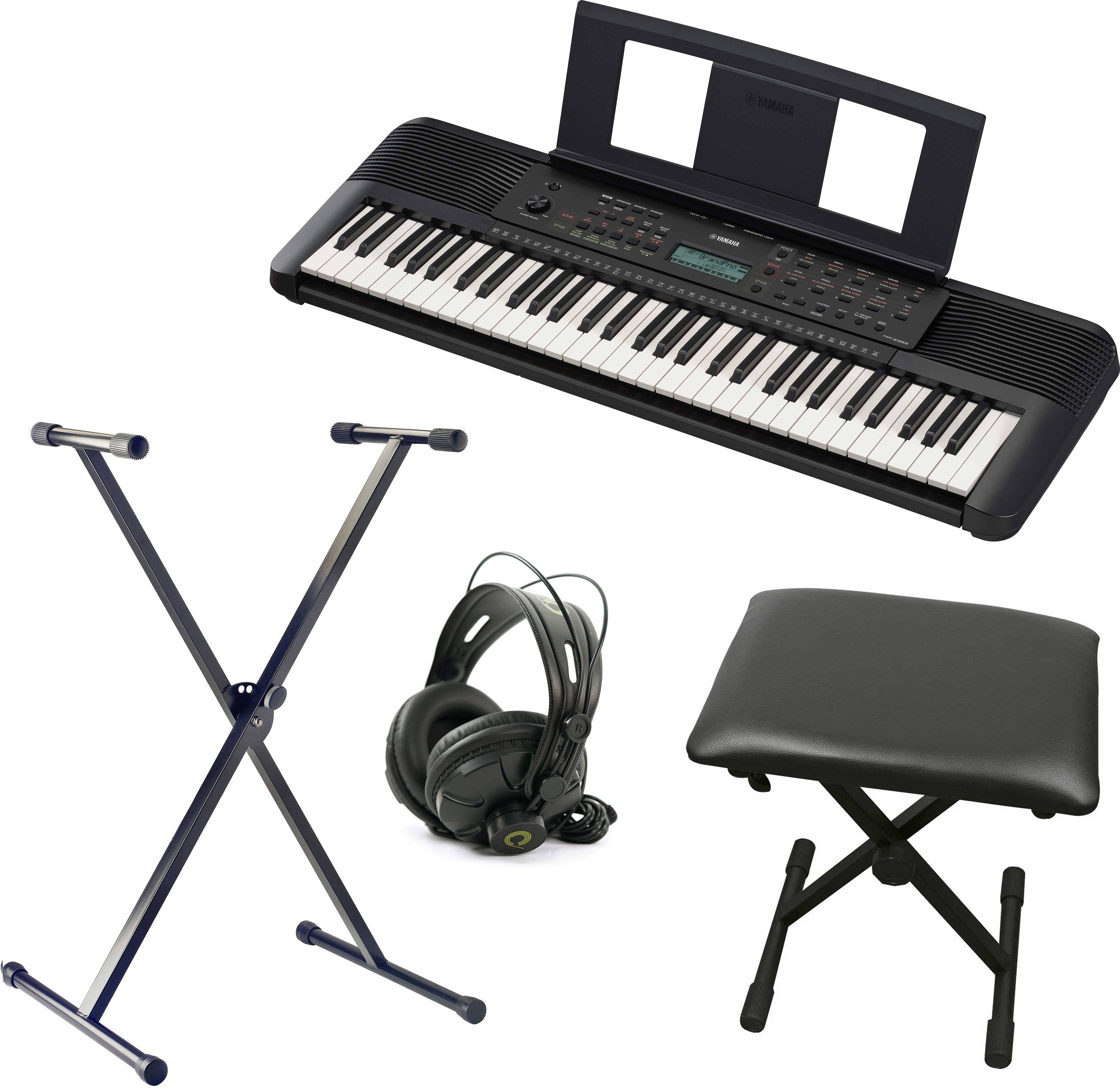 Yamaha PSR-E283 Keyboard Bundle