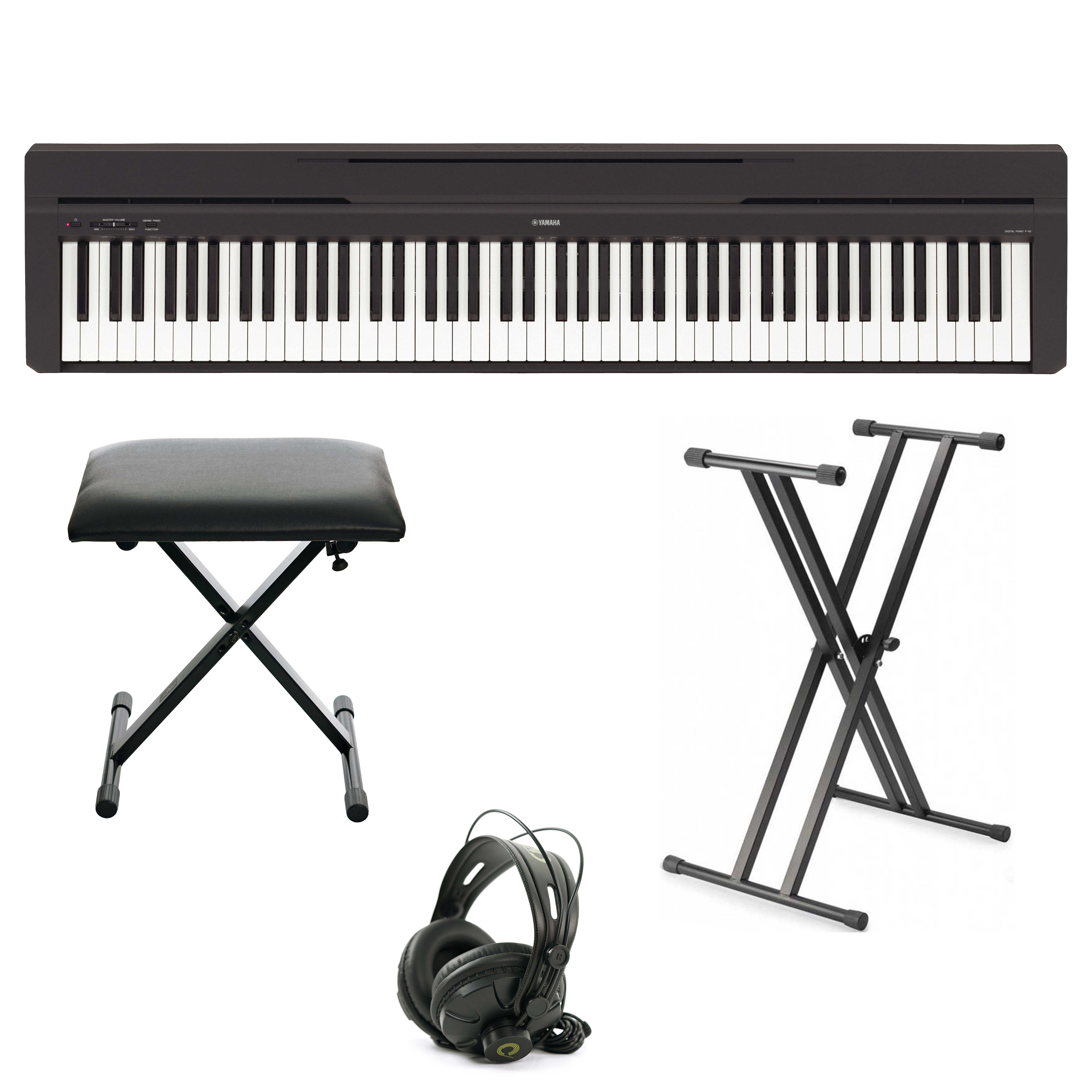 Yamaha P-45B Stage Piano Bundle