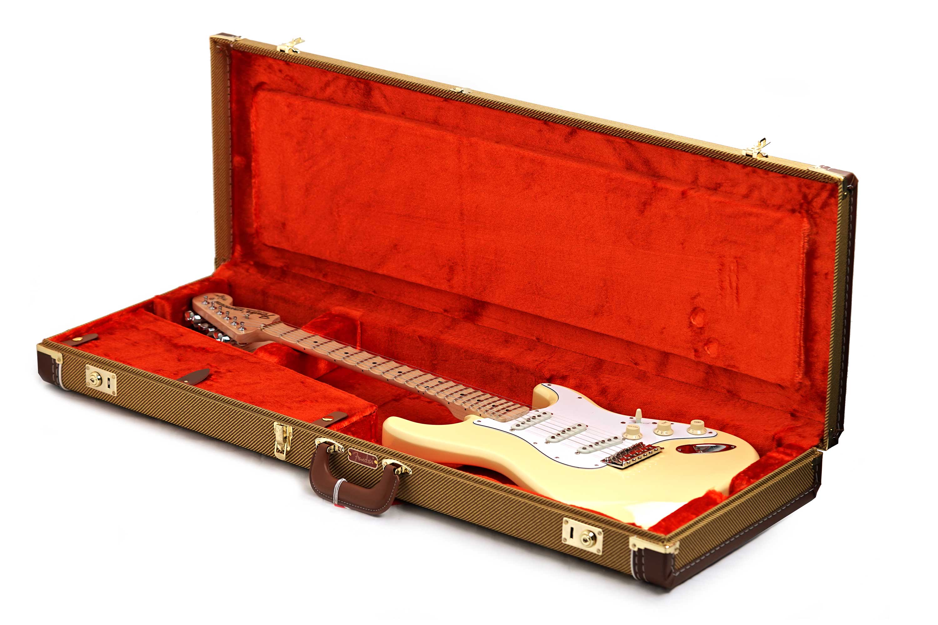 Fender Yngwie Malmsteen Stratocaster Vintage White Maple Fingerboard #US25104824