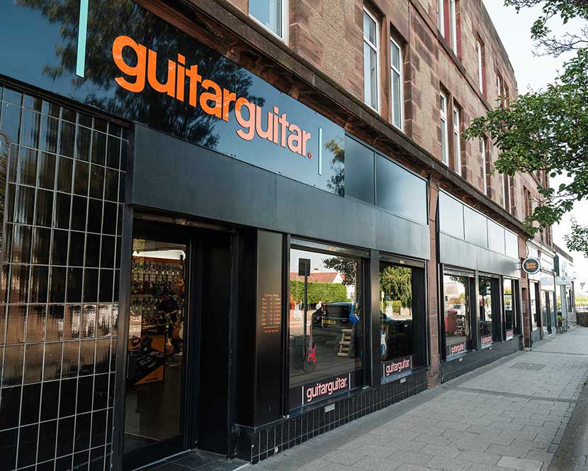 guitarguitar Edinburgh shopfront