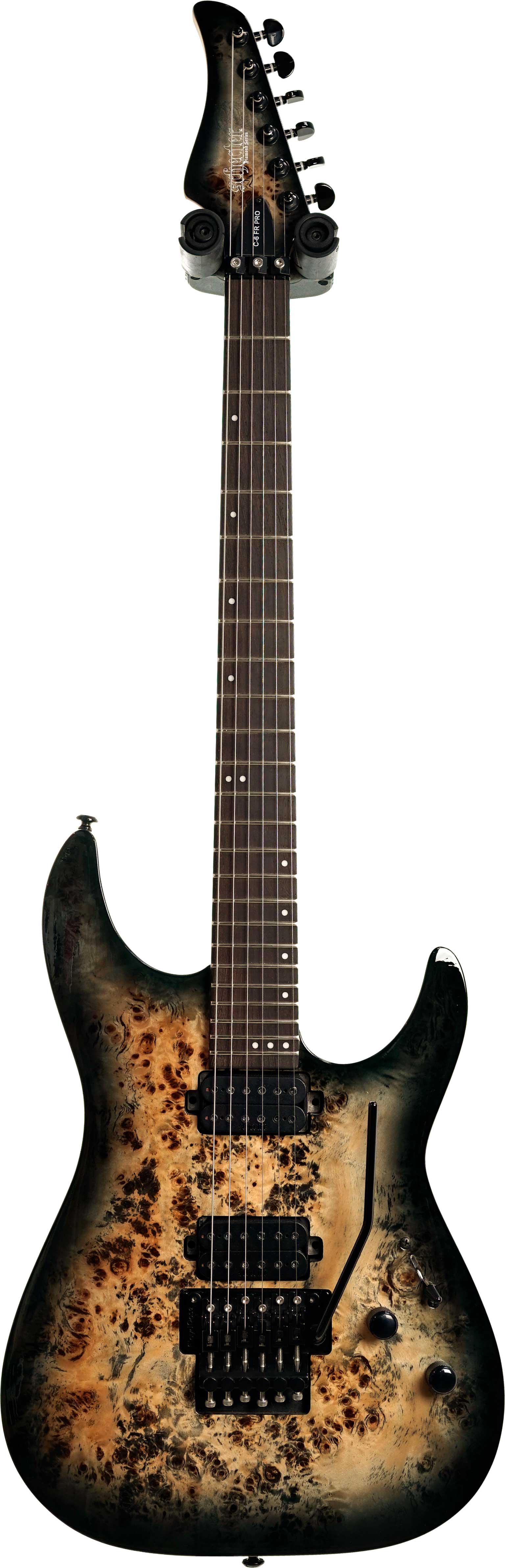 Schecter 2021 C-6 FR Pro Floyd Charcoal Black (Pre-Owned)