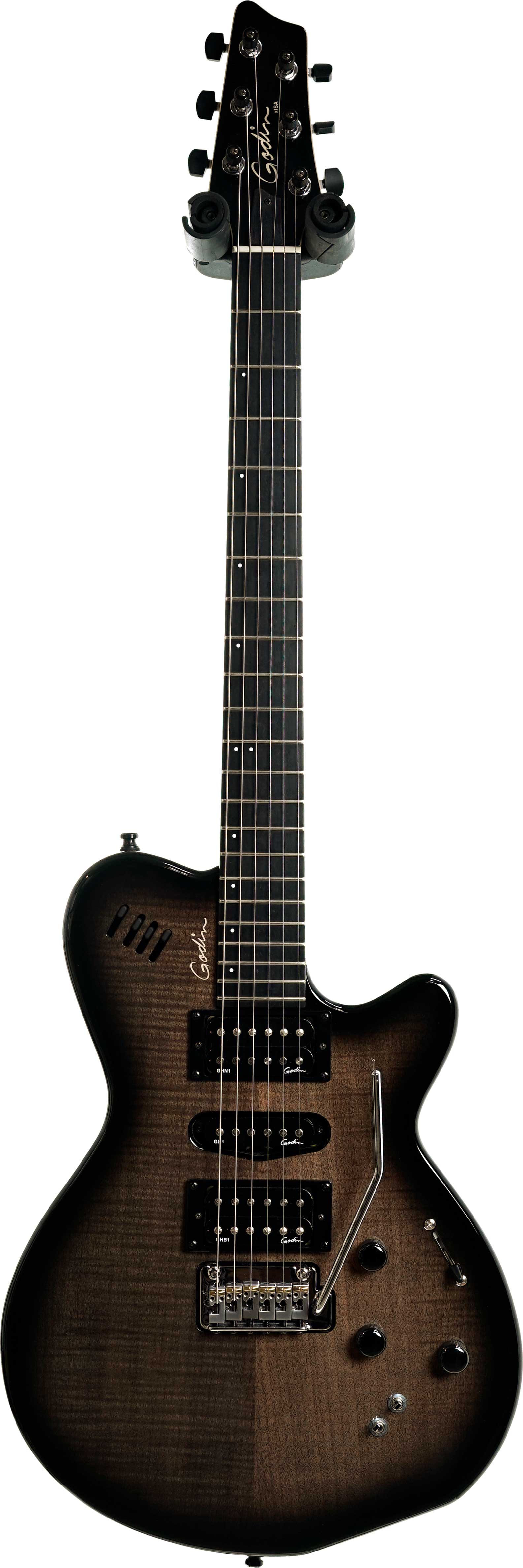 Godin XTSA Leaf Top Transparent Black (Pre-Owned)