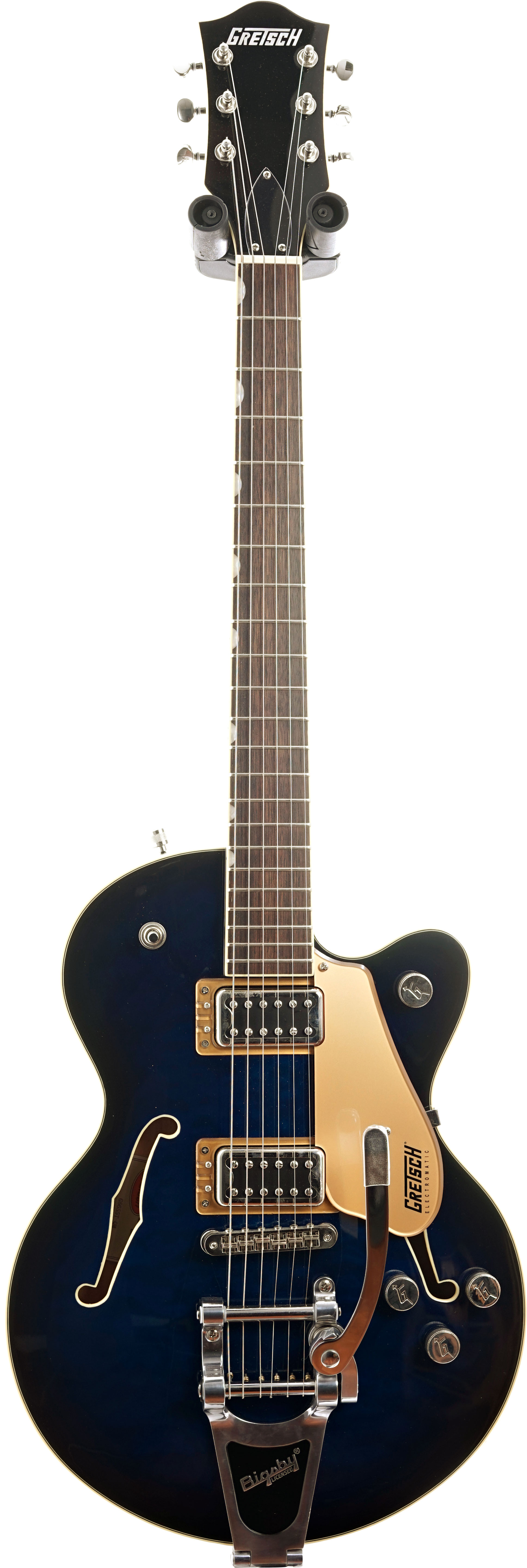 Gretsch G5655T-QM Electromatic Center Block Jr. Single-Cut Quilted Maple with Bigsby Hudson Sky (Pre-Owned)