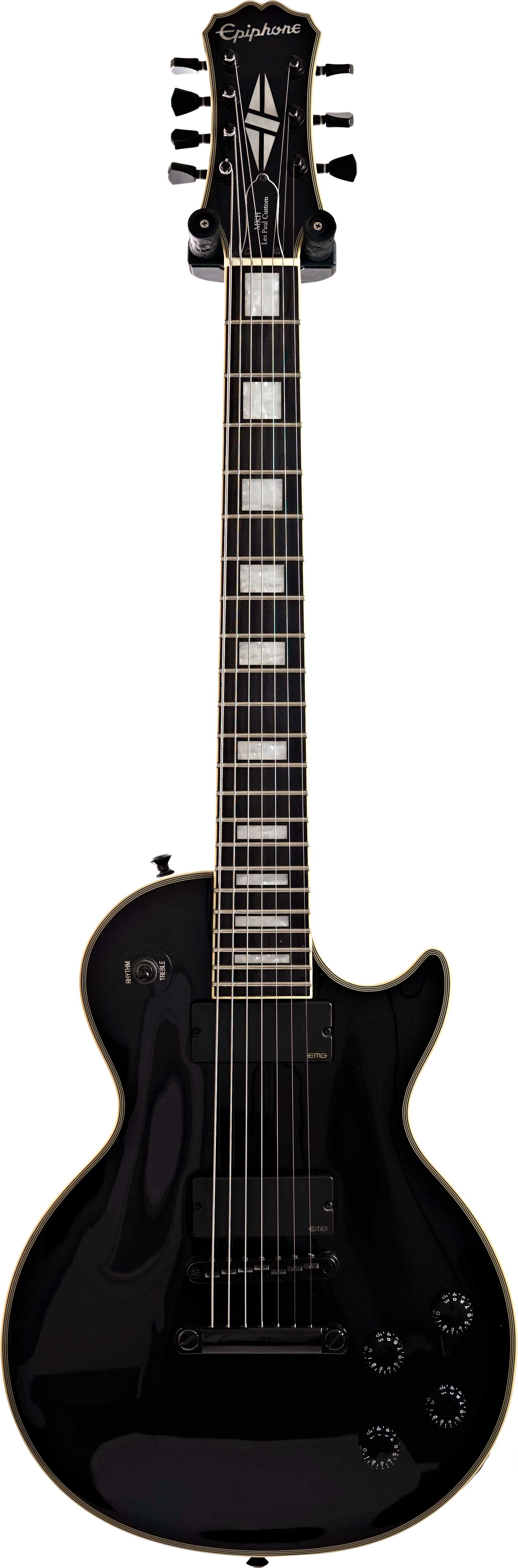 Epiphone 2013 Matt Heafy Les Paul Custom Black 7-String (Pre-Owned)