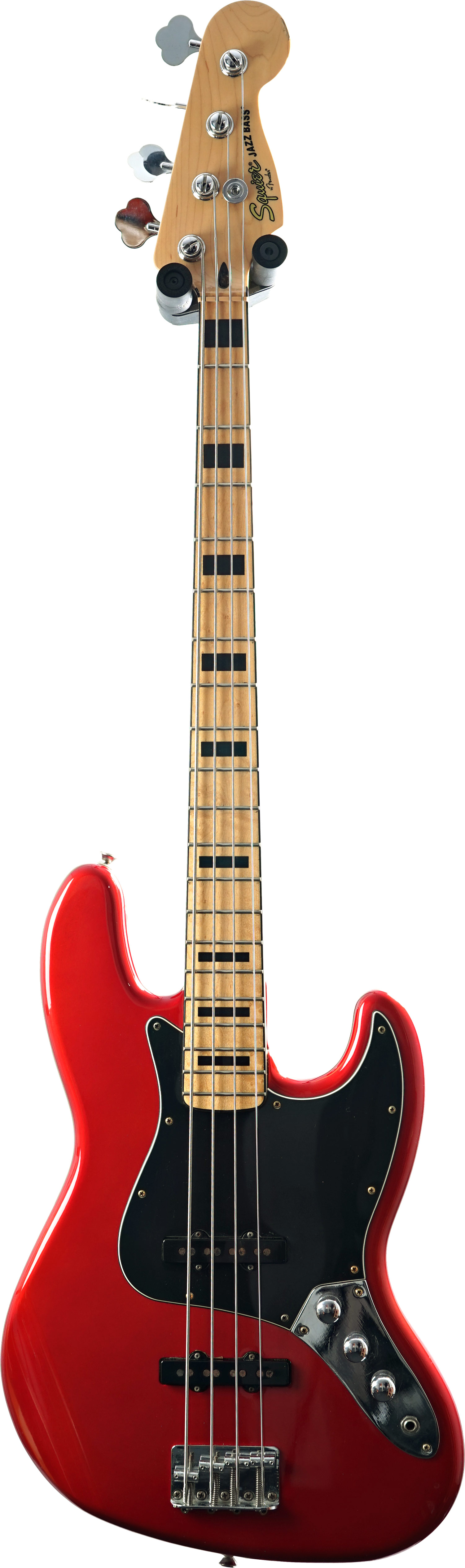 Squier Vintage Modified 70s Jazz Bass Candy Apple Red Maple Fingerboard (Pre-Owned)