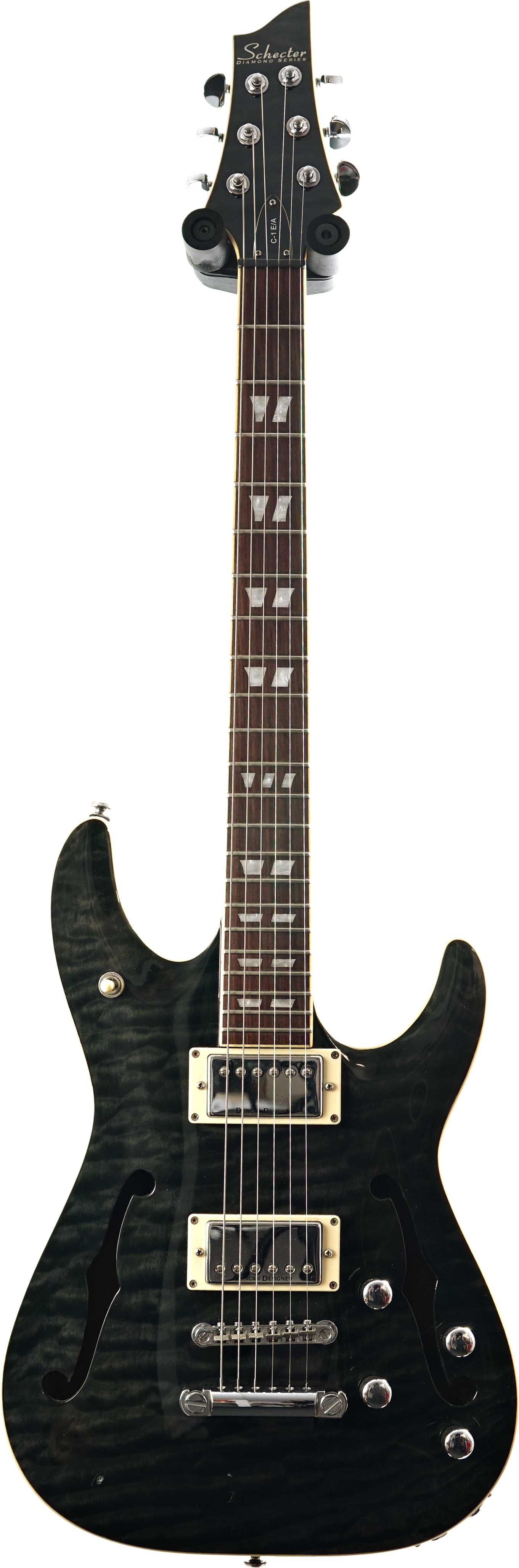 Schecter C-1 E/A Charcoal Quilt (Pre-Owned)