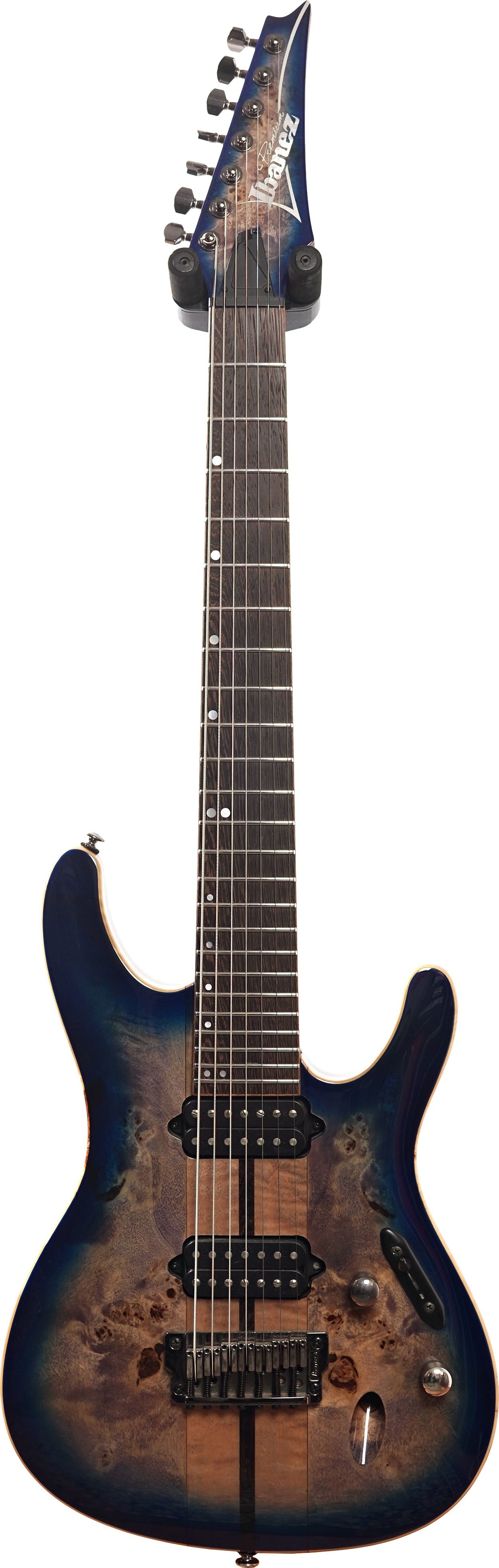 Ibanez Premium S1027PBF Cerulean Blue Burst  (Pre-Owned)