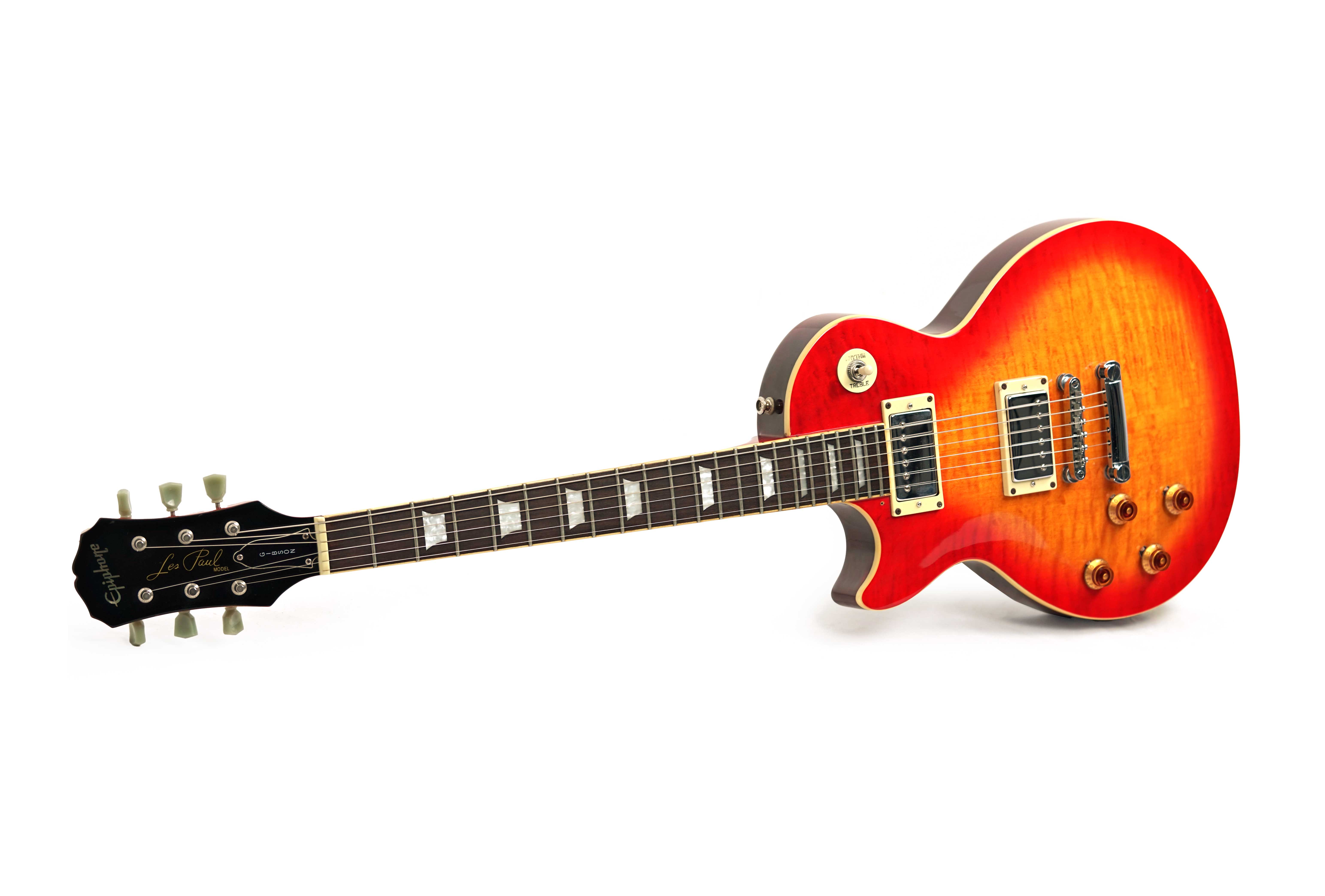 Epiphone 2002 Les Paul Standard Heritage Cherry Sunburst Left Handed (Pre-Owned)