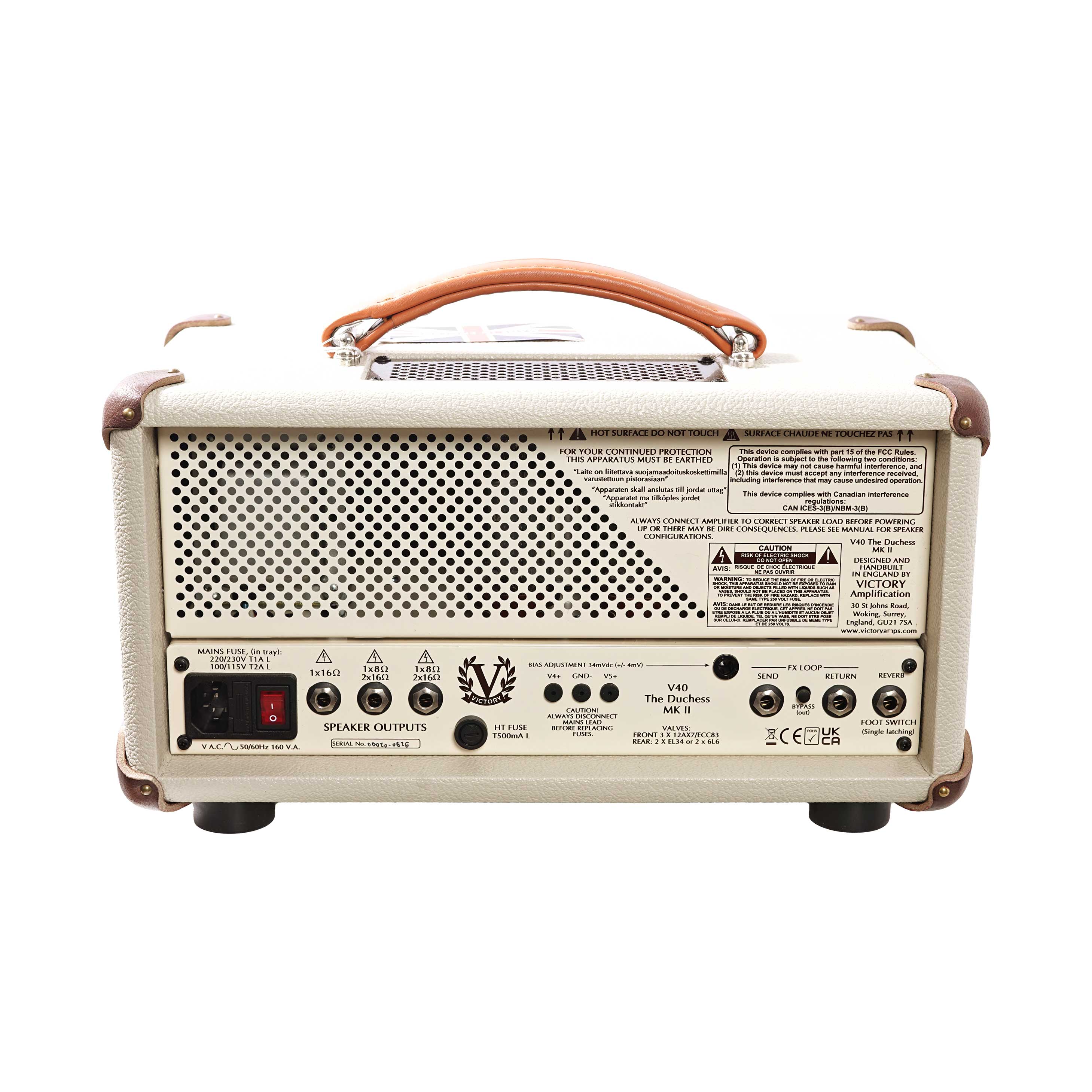 Victory Amps The Duchess V40MKII Compact Valve Amp Head (Pre-Owned)
