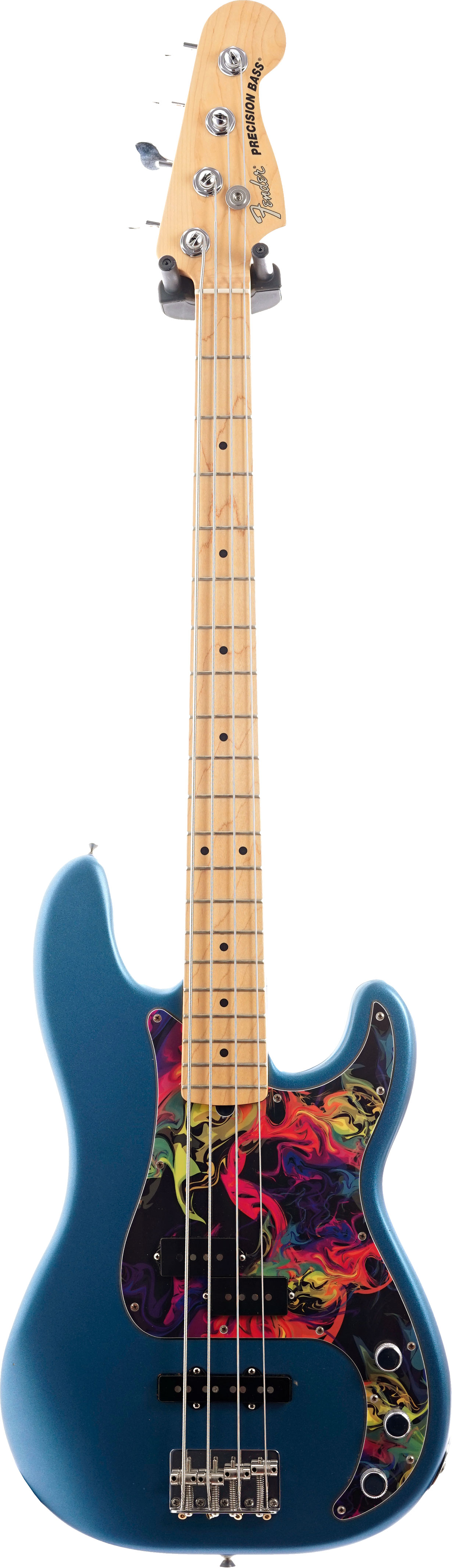 Fender 2021 American Performer Precision Bass Satin Lake Placid Blue Maple Fingerboard (Pre-Owned)