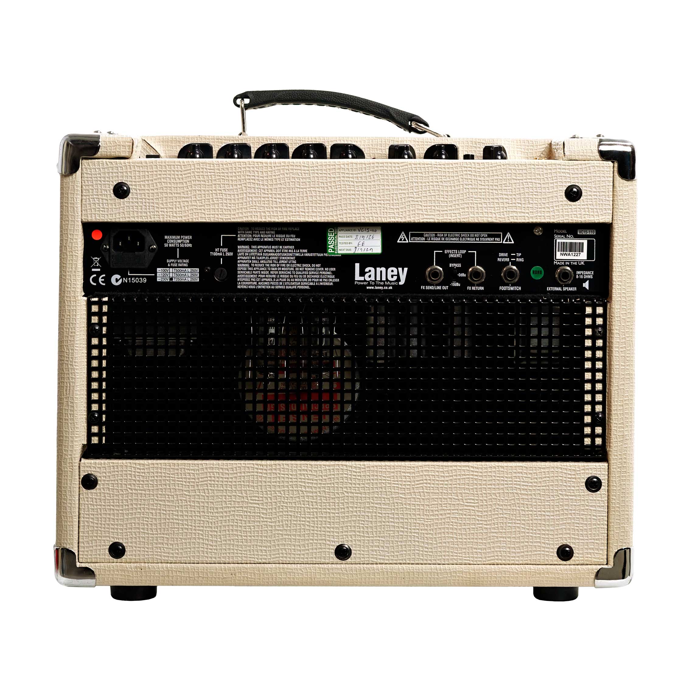 Laney VC15-110 Limited Edition Old English White Combo Valve Amp (Pre-Owned)