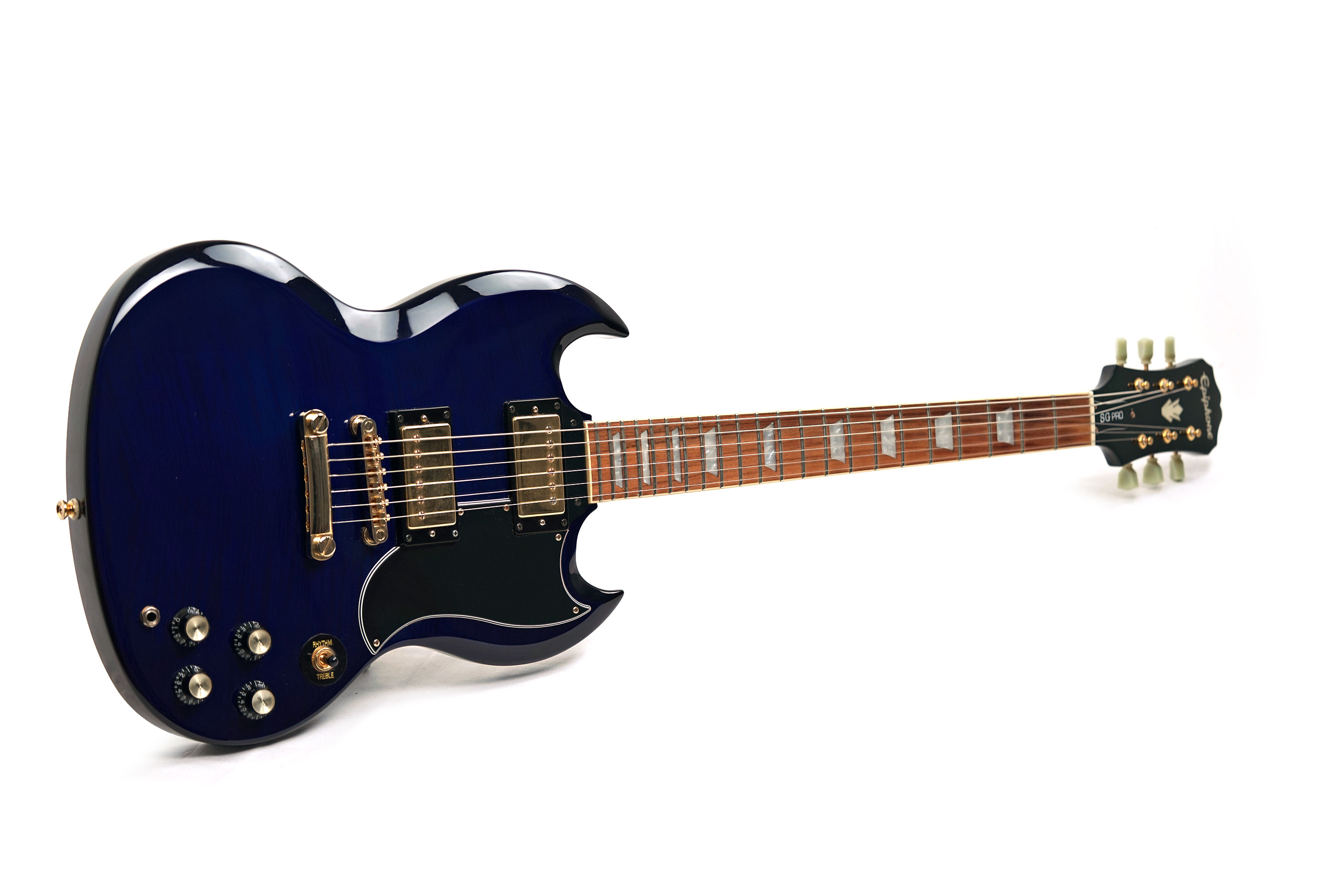 Epiphone 2019 Limited Edition G-400 Deluxe PRO Trans Blue (Pre-Owned)