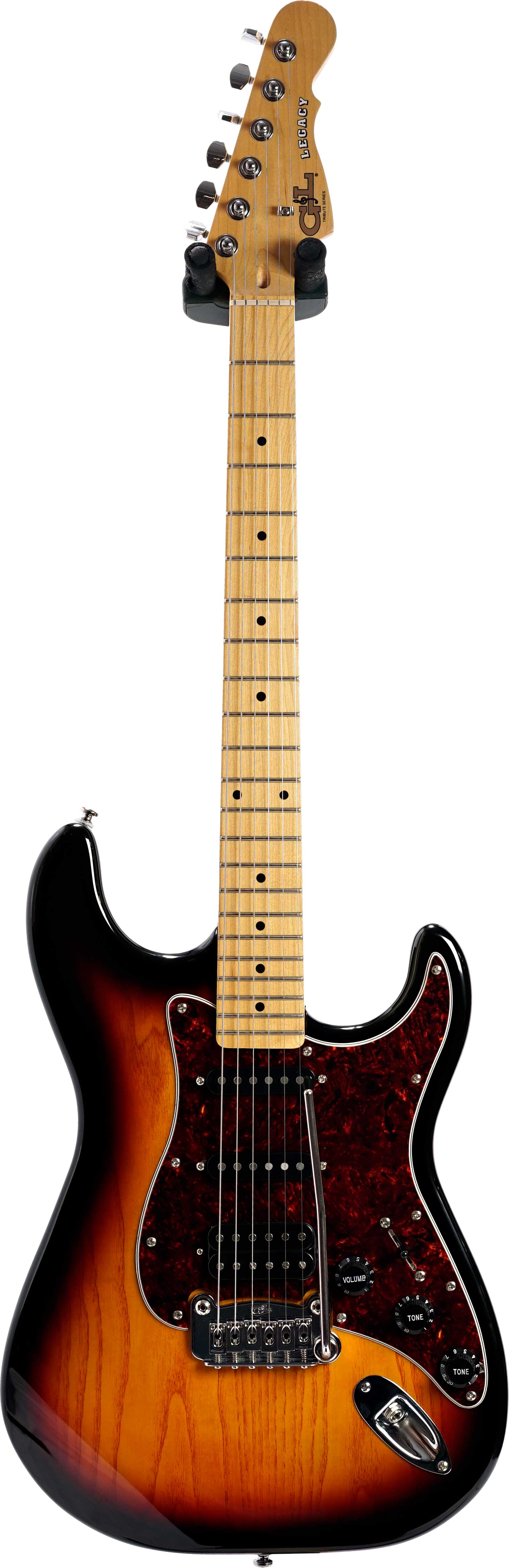 G&L Tribute Legacy HSS 3 Tone Sunburst Maple Fingerboard (Pre-Owned)