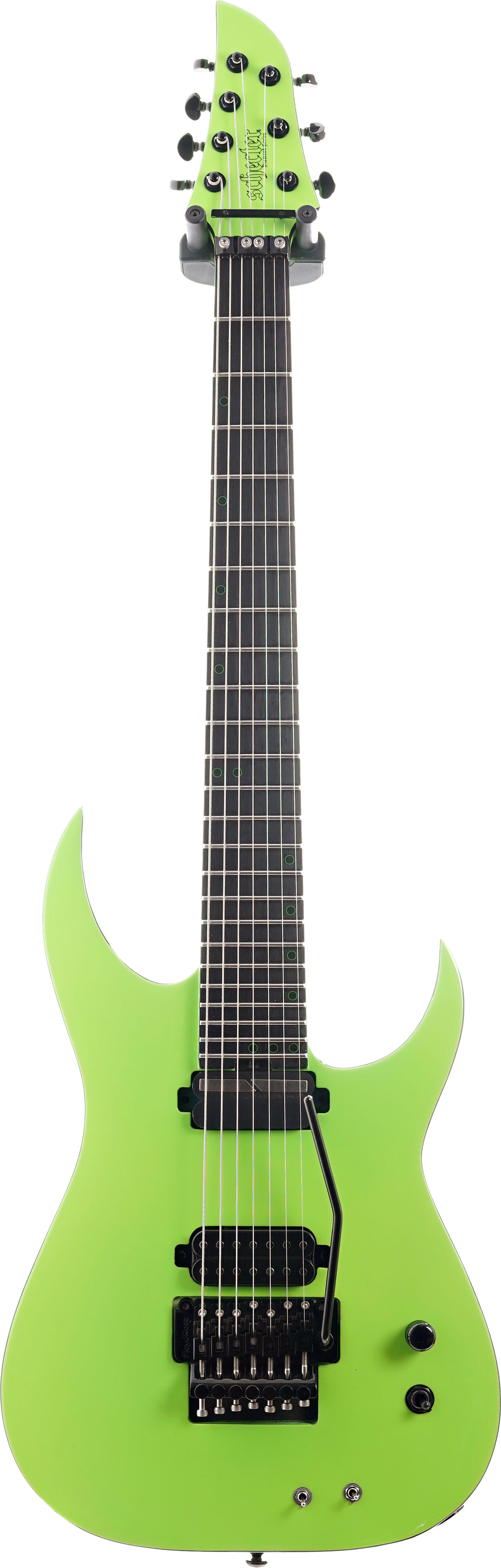 Schecter 2023 Keith Merrow KM-7 MK-III FR-S Hybrid Lambo Green (Pre-Owned)