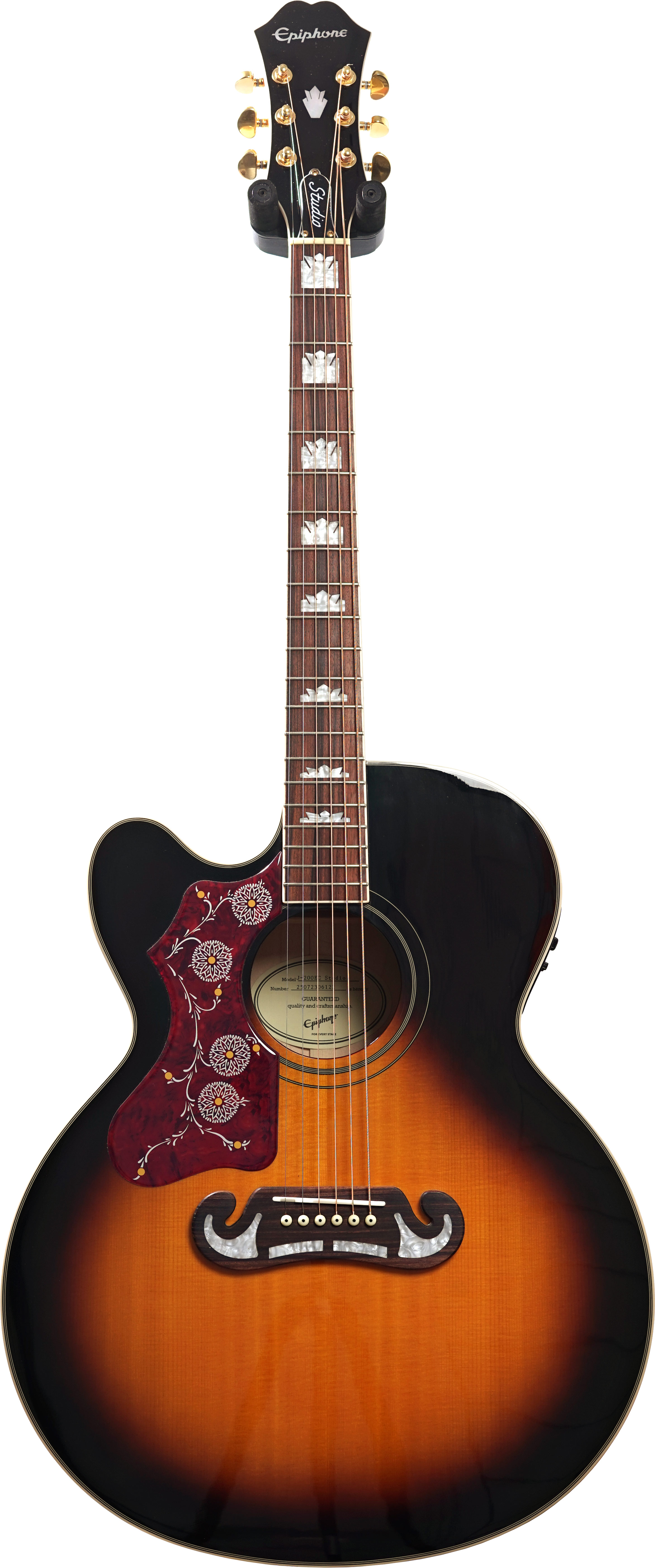 Epiphone J-200EC Studio Vintage Sunburst Left Handed (Pre-Owned)