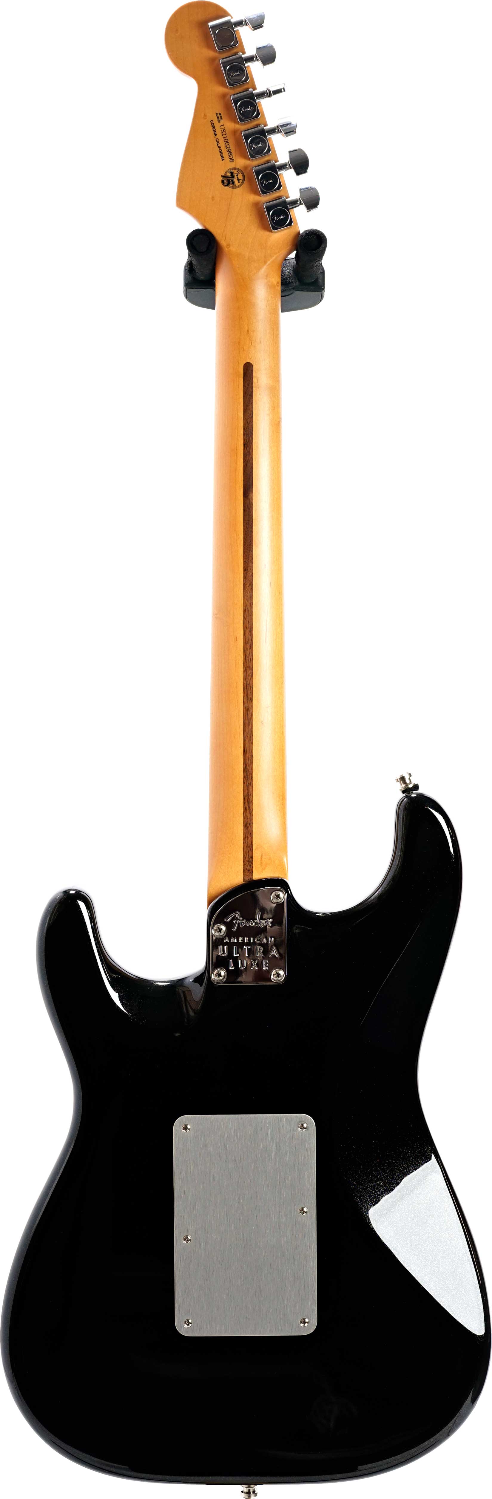 Fender 2021 American Ultra Luxe Stratocaster HSS Mystic Black Rosewood Fingerboard (Pre-Owned)