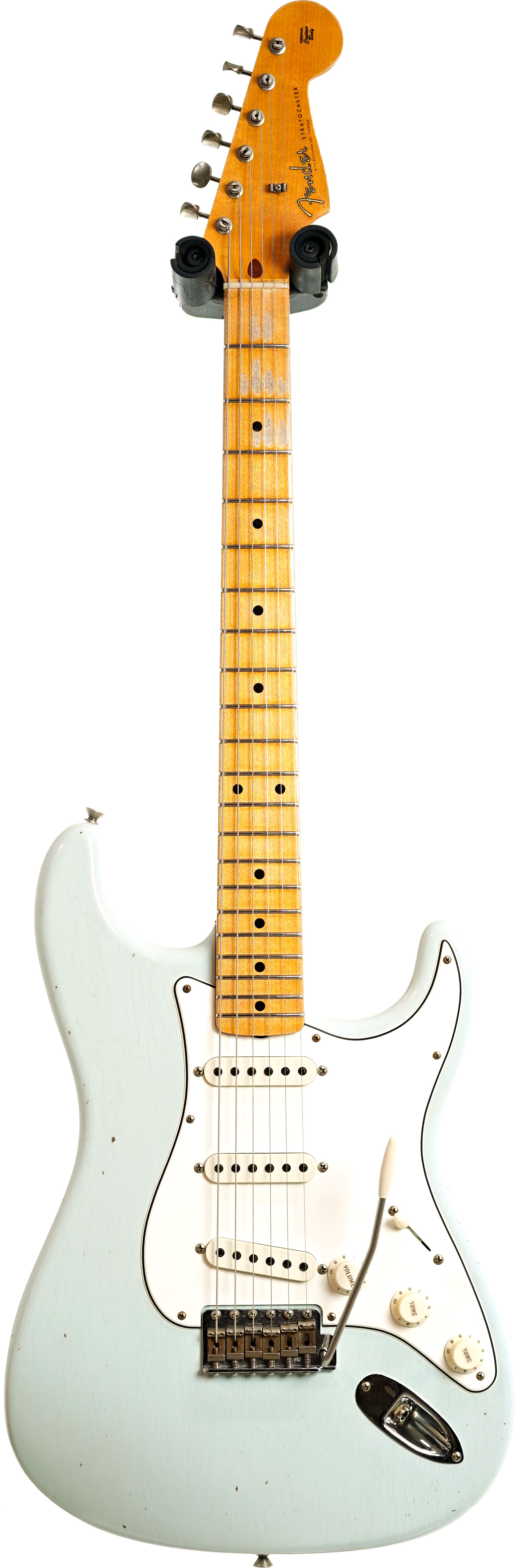 Fender Custom Shop 2023 Limited Edition 1956 Tomatillo Stratocaster Journeyman Relic Super Faded/Aged Sonic Blue Maple Fingerboard (Pre-Owned)